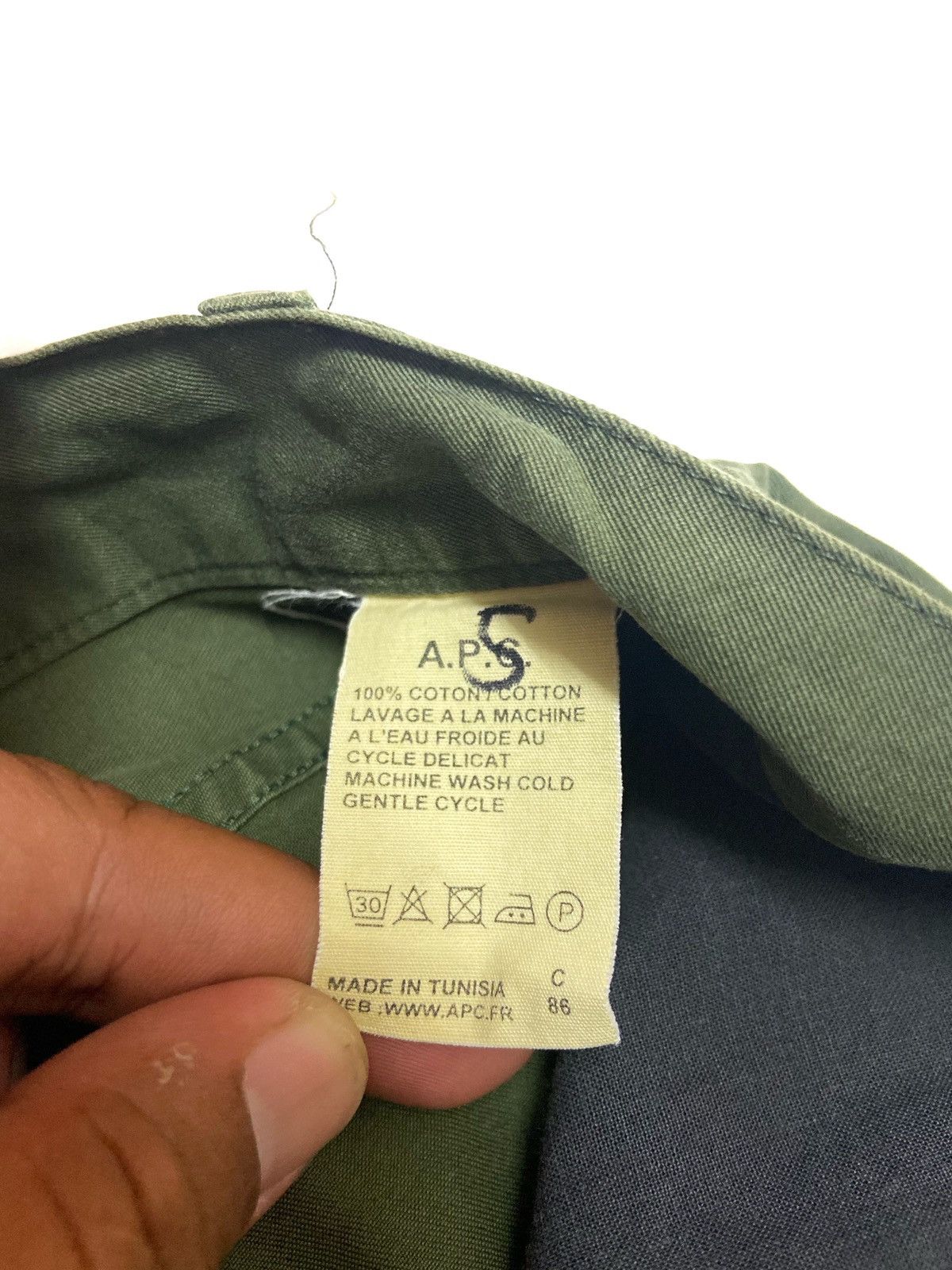 A.P.C. × Japanese Brand Vintage 90's A.P.C. Rue Madame Paris Green Casual Pants Size US 32 / EU 48 - 7 Thumbnail