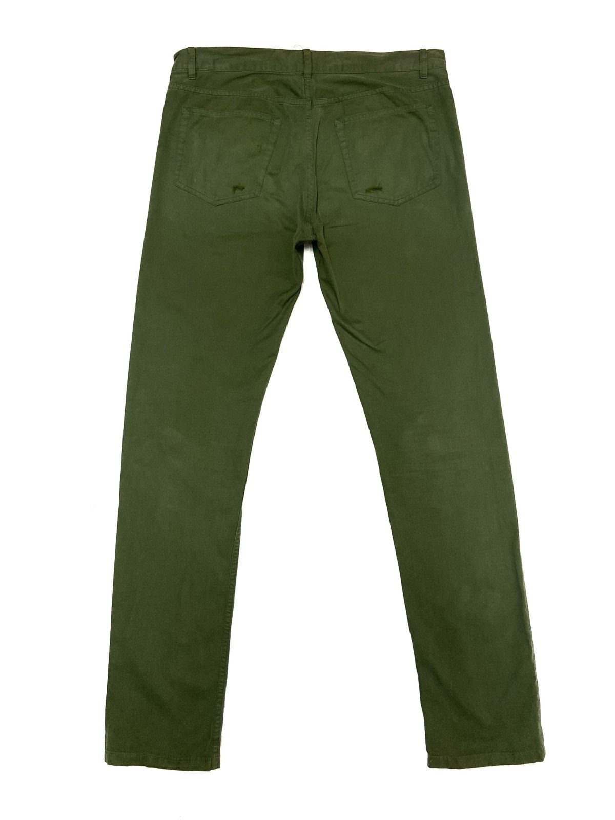 A.P.C. × Japanese Brand Vintage 90's A.P.C. Rue Madame Paris Green Casual Pants Size US 32 / EU 48 - 2 Thumbnail