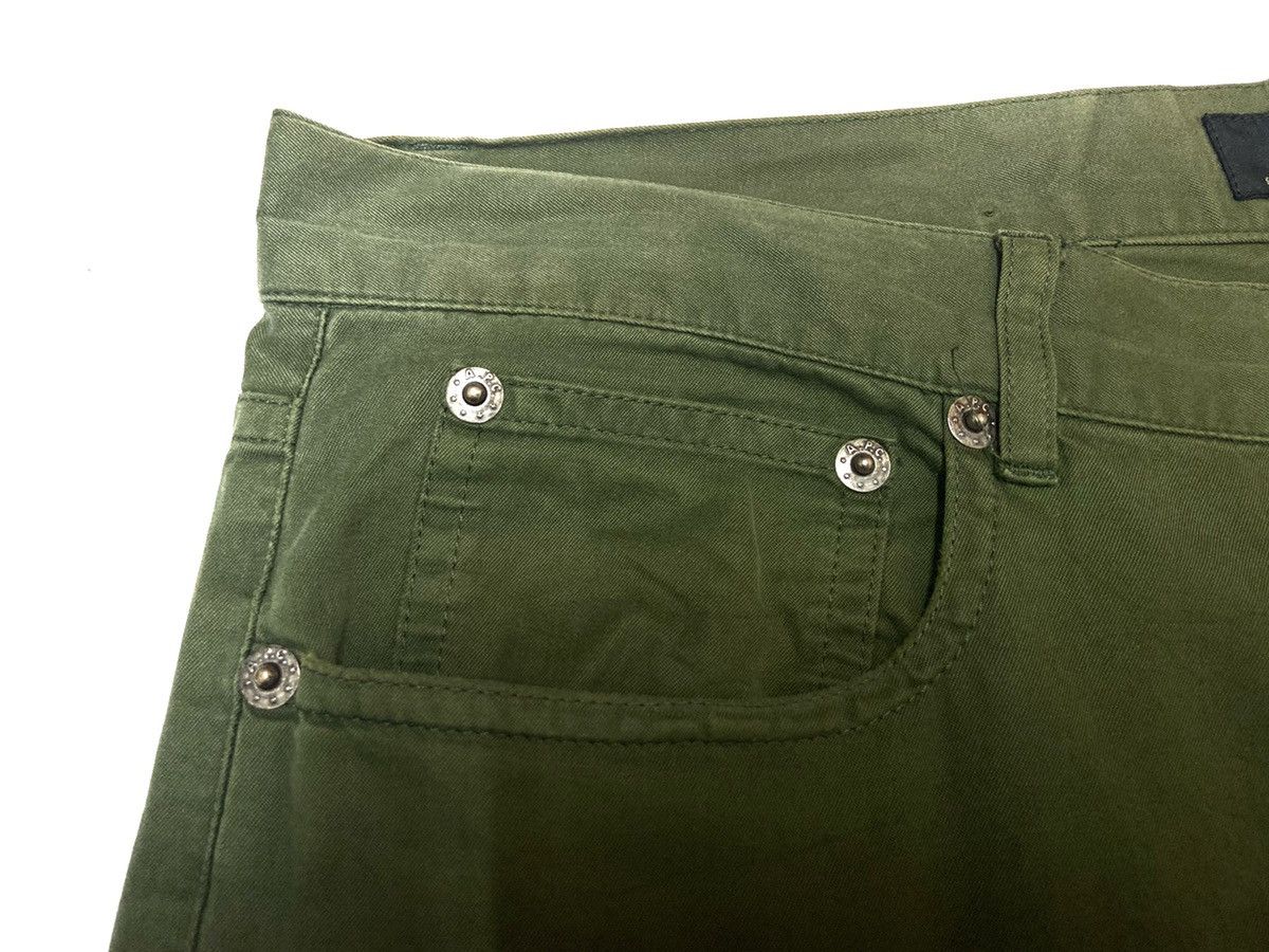 A.P.C. × Japanese Brand Vintage 90's A.P.C. Rue Madame Paris Green Casual Pants Size US 32 / EU 48 - 6 Thumbnail