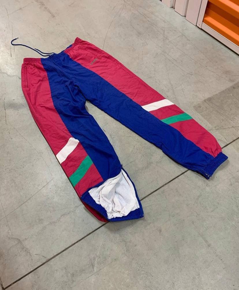 image of 90's Vintage Adidas Track Pants Joggers Multicolor, Men's (Size 34)