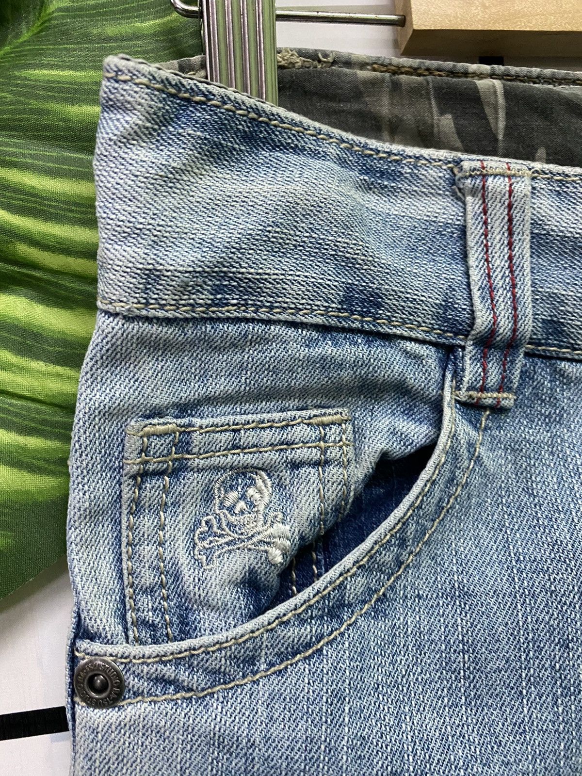 Designer × Japanese Brand × Vintage Japanese Ba-Tsu Studio Rock Star Bush Pant Carpenter Denim Size US 28 / EU 44 - 16 Thumbnail