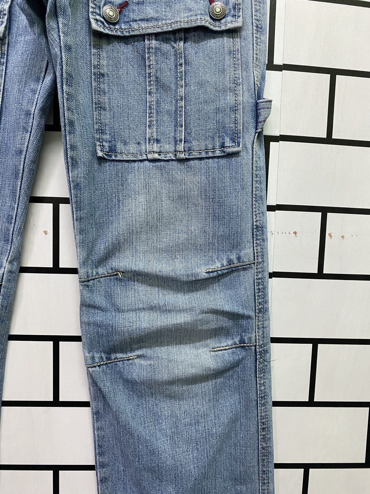 Designer × Japanese Brand × Vintage Japanese Ba-Tsu Studio Rock Star Bush Pant Carpenter Denim Size US 28 / EU 44 - 7 Thumbnail