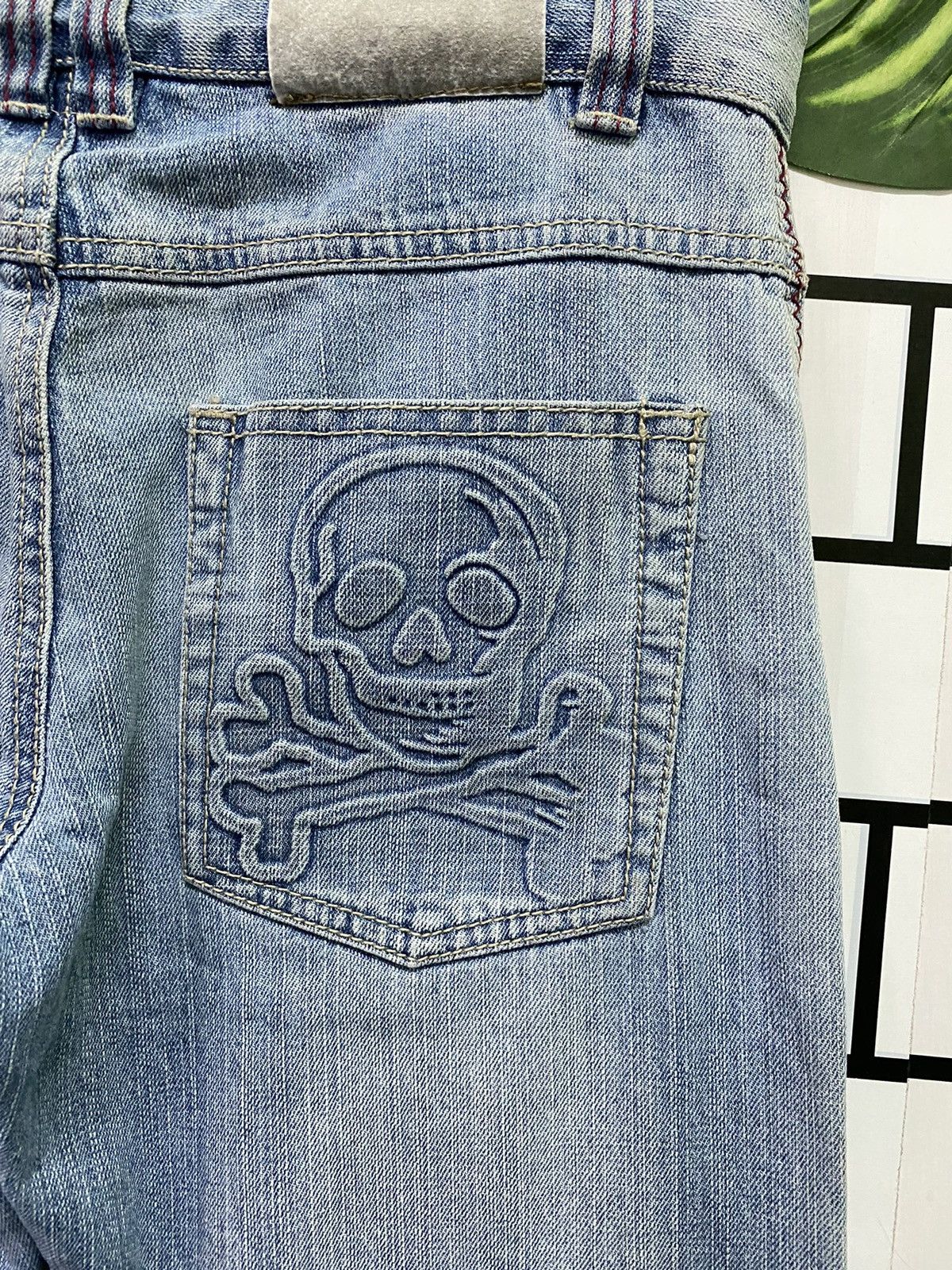 Designer × Japanese Brand × Vintage Japanese Ba-Tsu Studio Rock Star Bush Pant Carpenter Denim Size US 28 / EU 44 - 12 Thumbnail