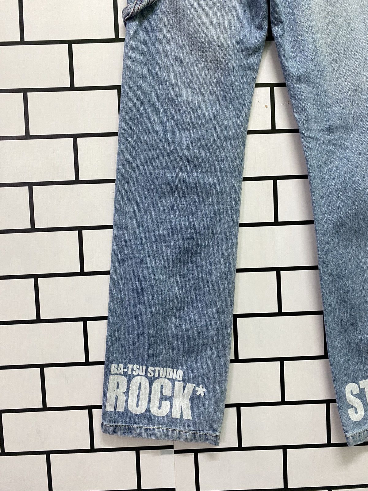Designer × Japanese Brand × Vintage Japanese Ba-Tsu Studio Rock Star Bush Pant Carpenter Denim Size US 28 / EU 44 - 14 Thumbnail