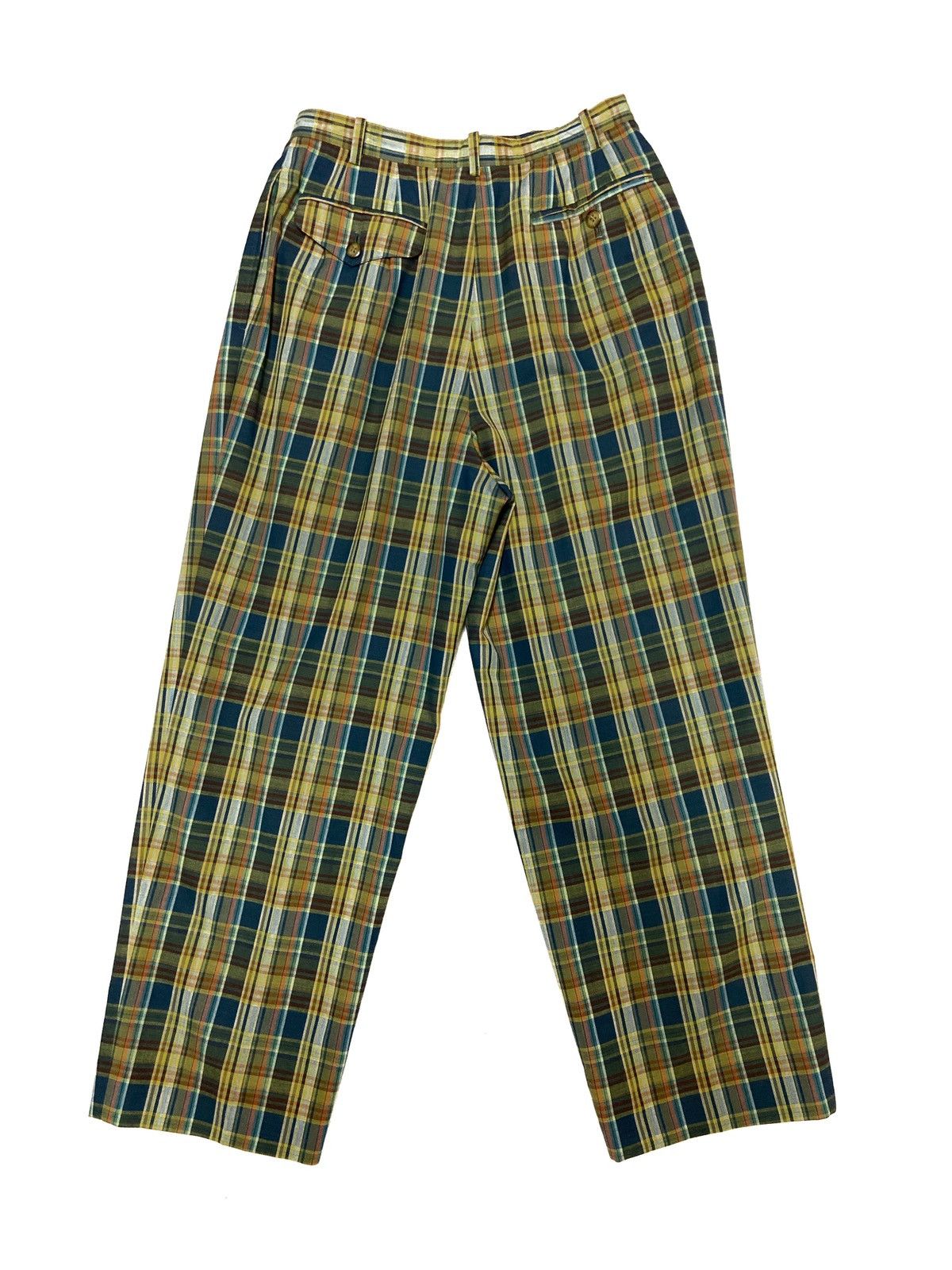 Burberry × Burberry Prorsum × Vintage Vintage 90's Classic Burberrys Plaid Checkered Casual Pants Size US 26 / EU 42 - 2 Thumbnail