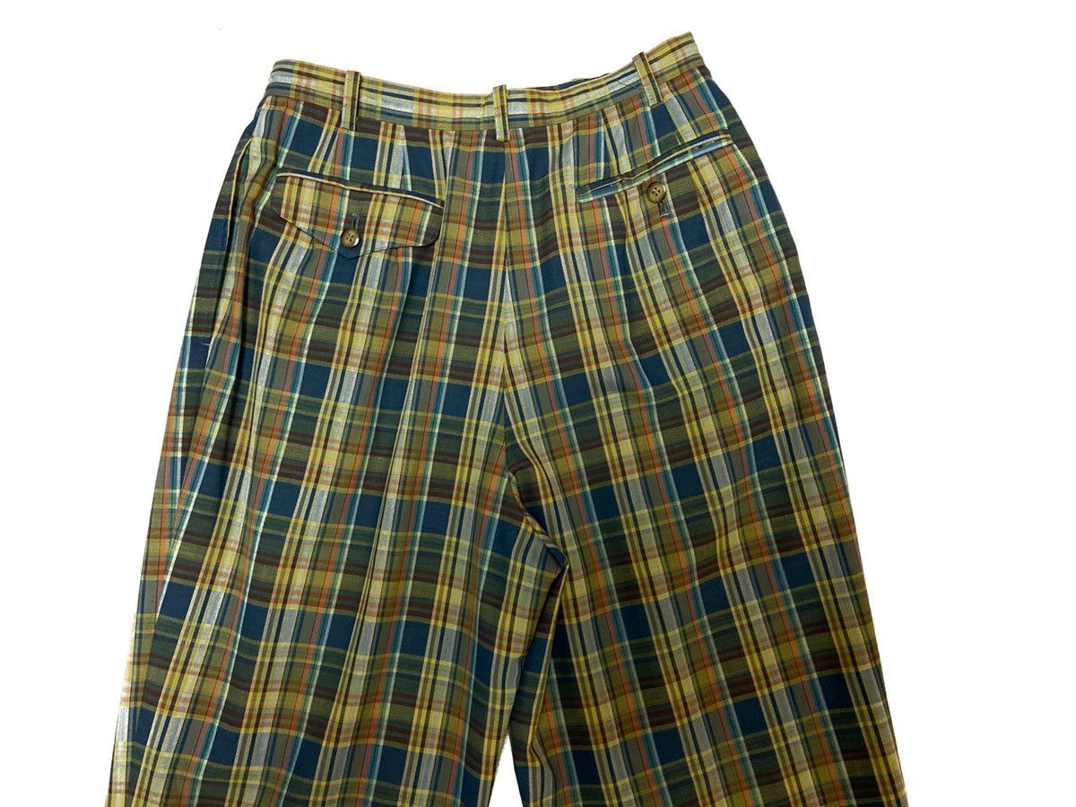 Burberry × Burberry Prorsum × Vintage Vintage 90's Classic Burberrys Plaid Checkered Casual Pants Size US 26 / EU 42 - 6 Thumbnail