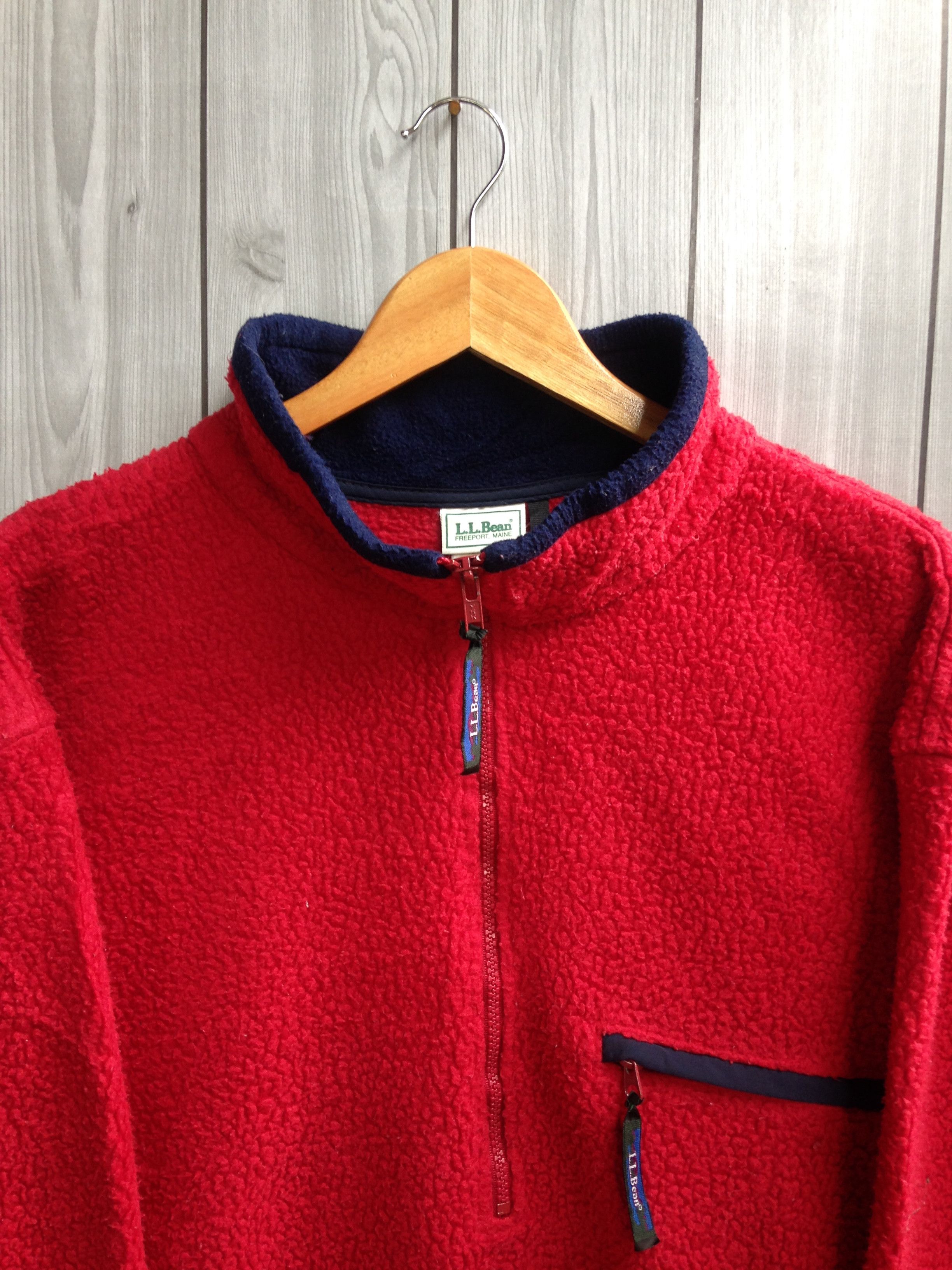 L.L. Bean × Vintage Vintage L.L. Bean Deep Pile Fleece Jacket Size US XL / EU 56 / 4 - 2 Thumbnail