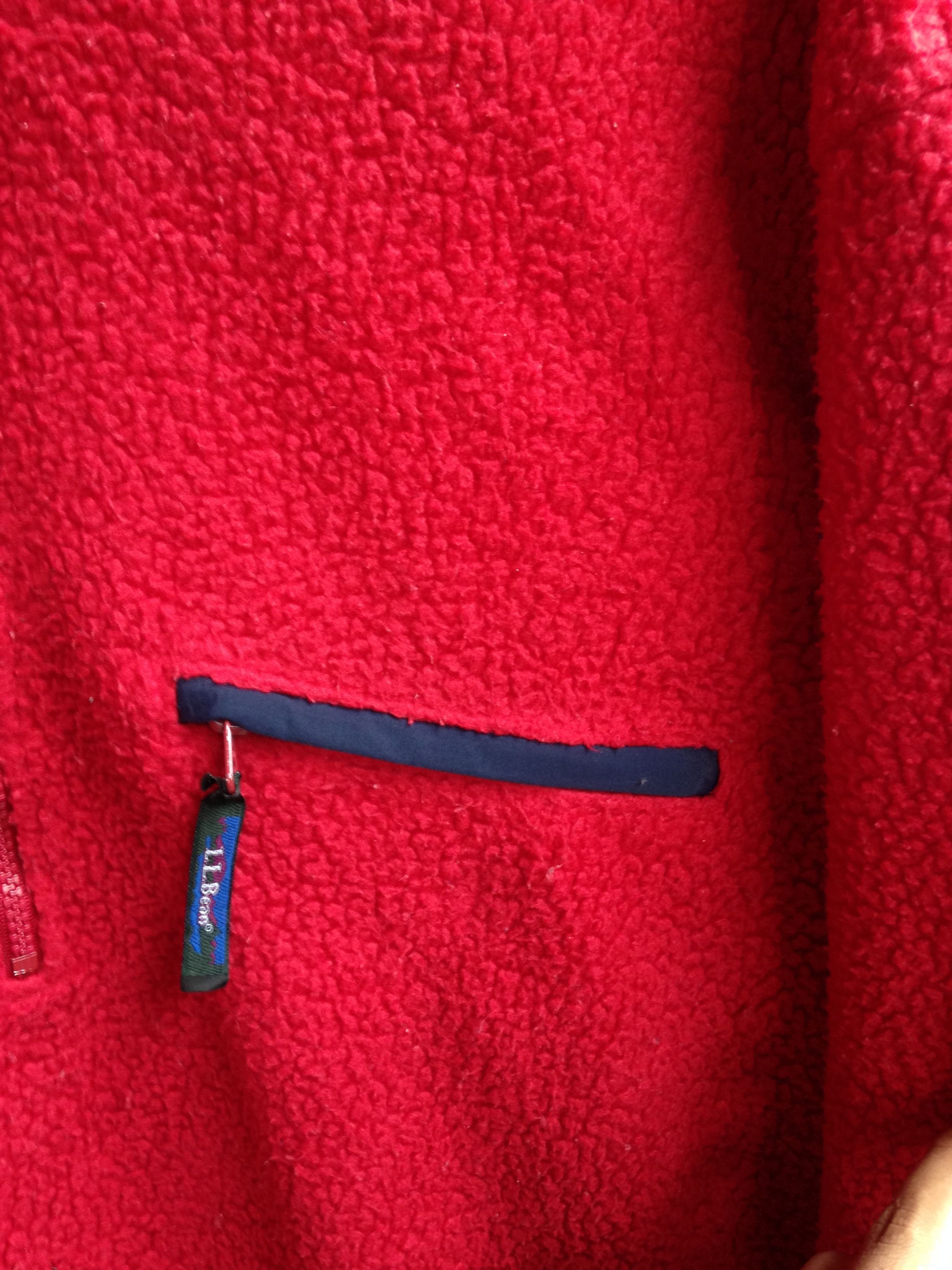L.L. Bean × Vintage Vintage L.L. Bean Deep Pile Fleece Jacket Size US XL / EU 56 / 4 - 4 Thumbnail