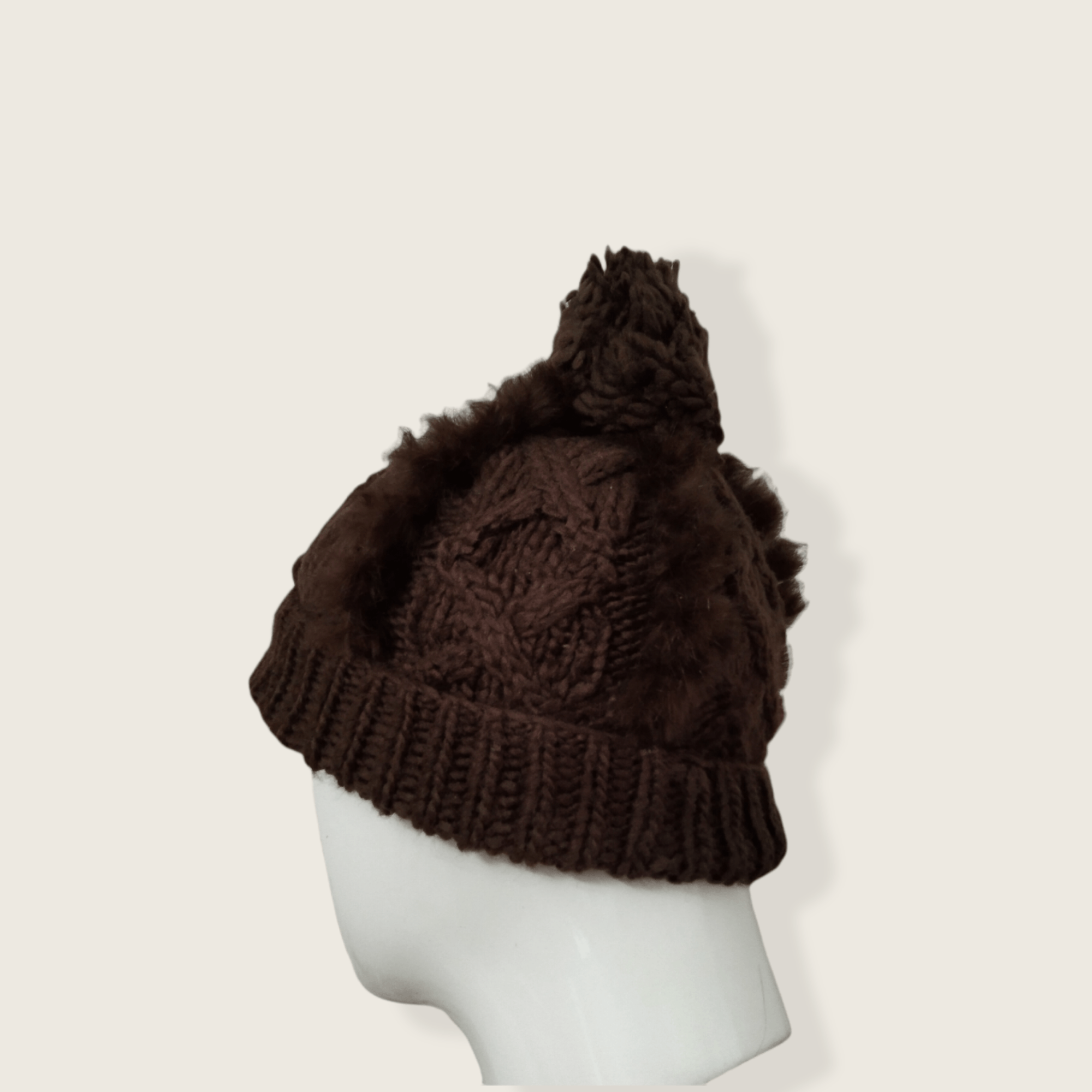 Japanese Brand 🔥RARE🔥 VINTAGE JAPAN STREET FASHION KNITTED BEANIE Size ONE SIZE - 3 Thumbnail