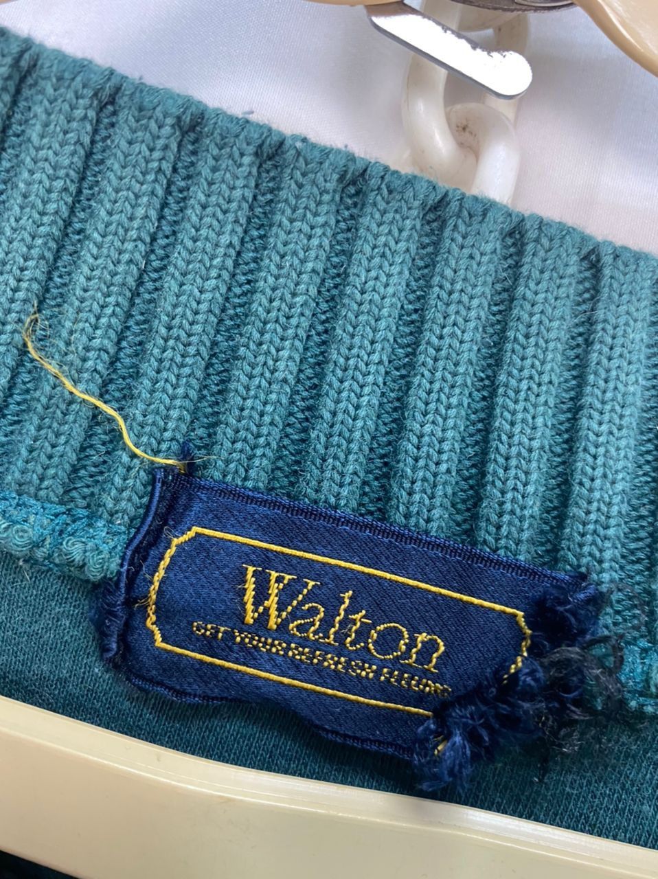 Japanese Brand × Vintage Vintage spellout distressed sweatshirt by walton Size US M / EU 48-50 / 2 - 3 Thumbnail