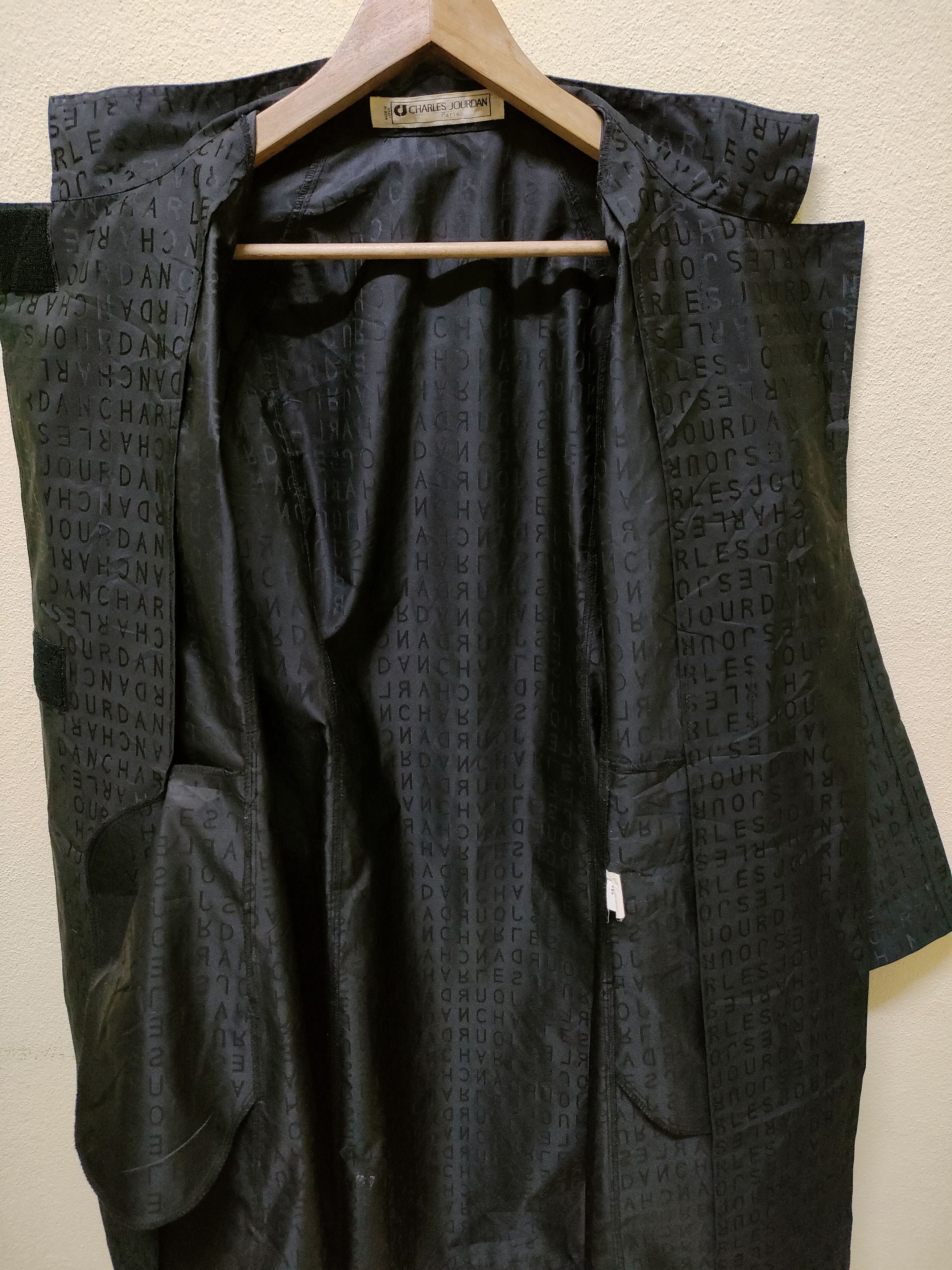 Charles Jourdan × Designer Charles Jourdan Full Spellout Long Jacket Size US M / EU 48-50 / 2 - 7 Thumbnail