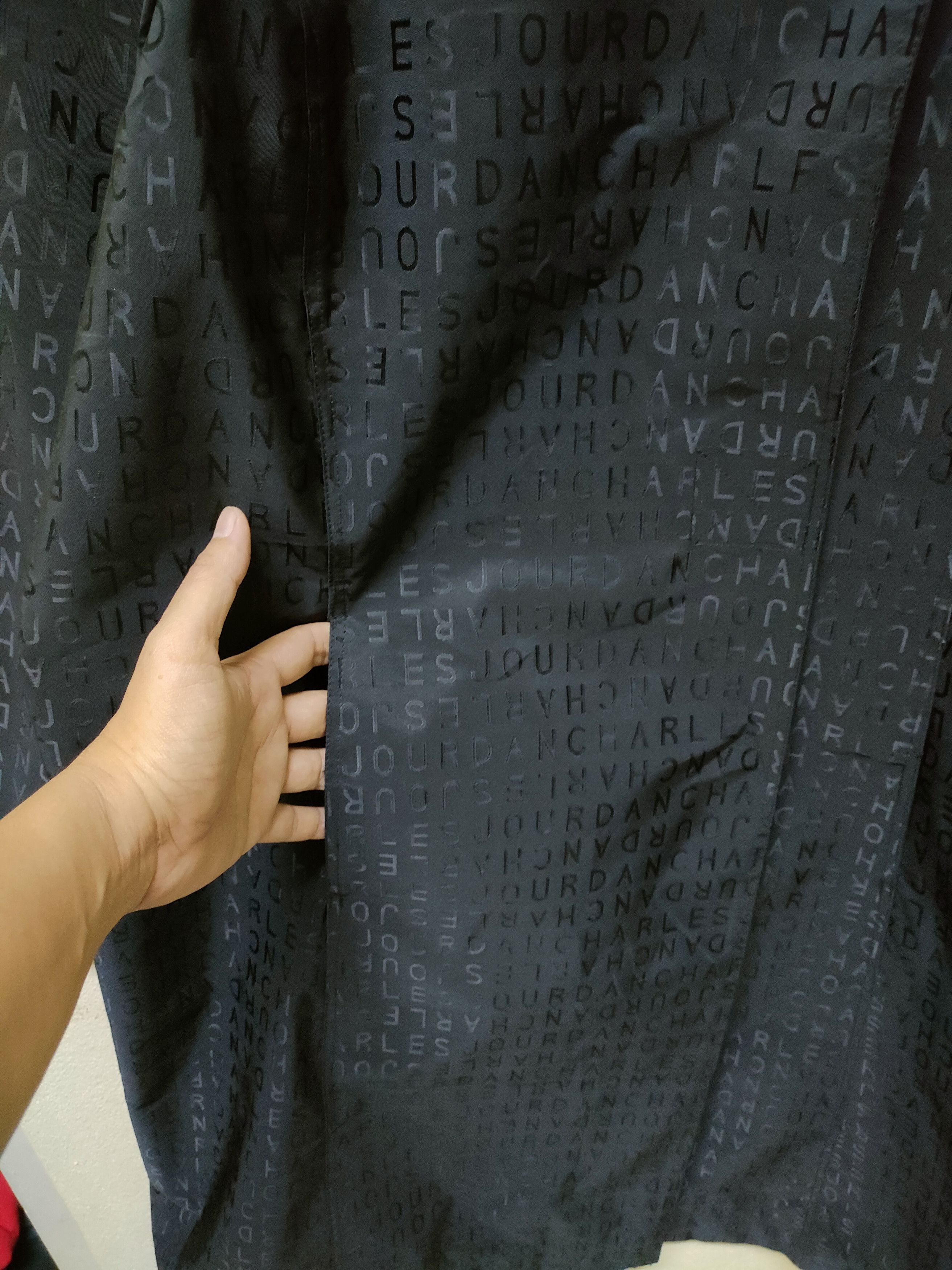 Charles Jourdan × Designer Charles Jourdan Full Spellout Long Jacket Size US M / EU 48-50 / 2 - 3 Thumbnail