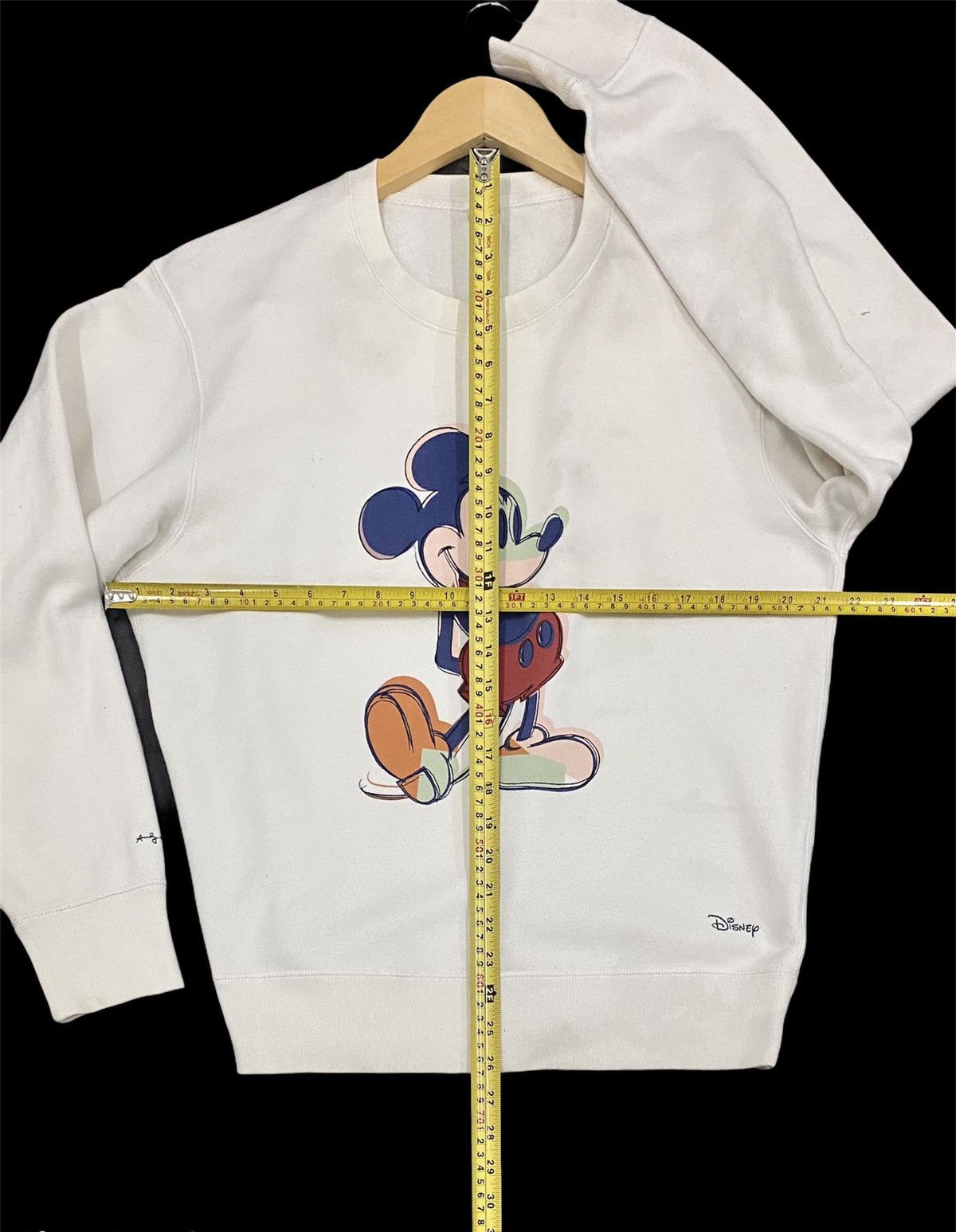 Disney × Mickey Mouse SWEATSHIRT UNIQLO X MICKEY MOUSE with CREAM COLOURS Size US M / EU 48-50 / 2 - 12 Thumbnail