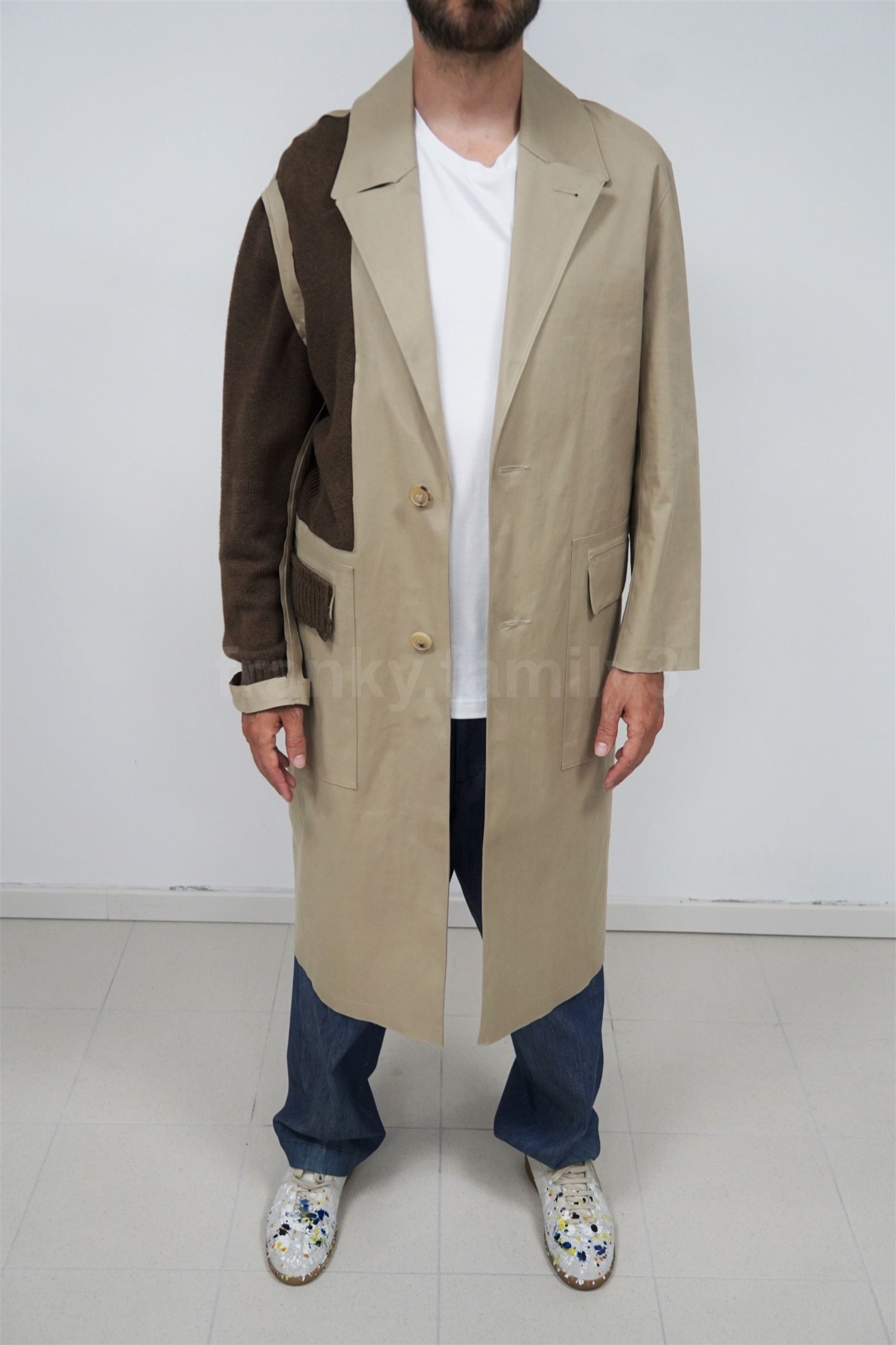 Maison Margiela masterpiece trench runway show wool sleeve Size US M / EU 48-50 / 2 - 2 Thumbnail