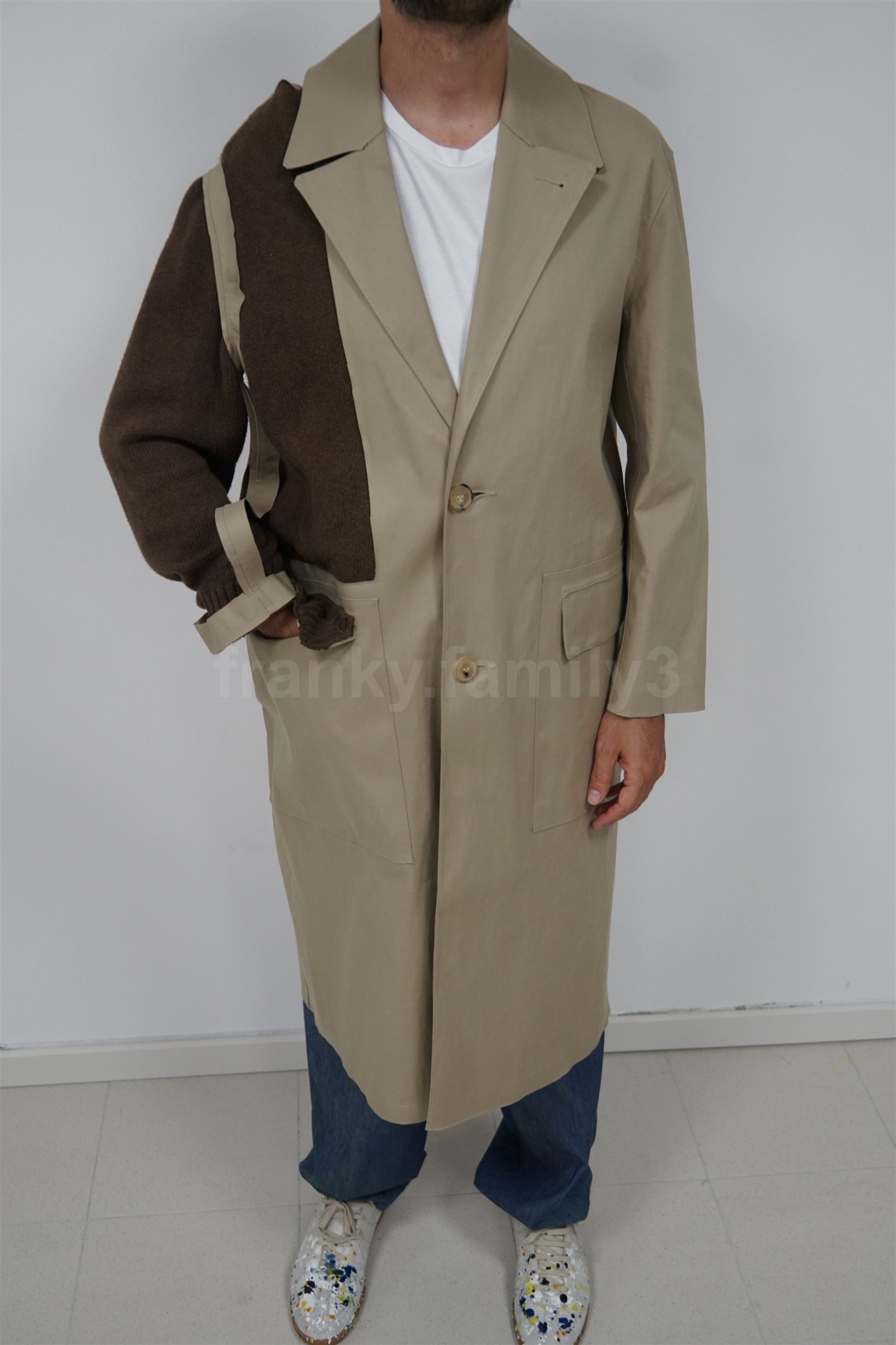 Maison Margiela masterpiece trench runway show wool sleeve Size US M / EU 48-50 / 2 - 13 Thumbnail