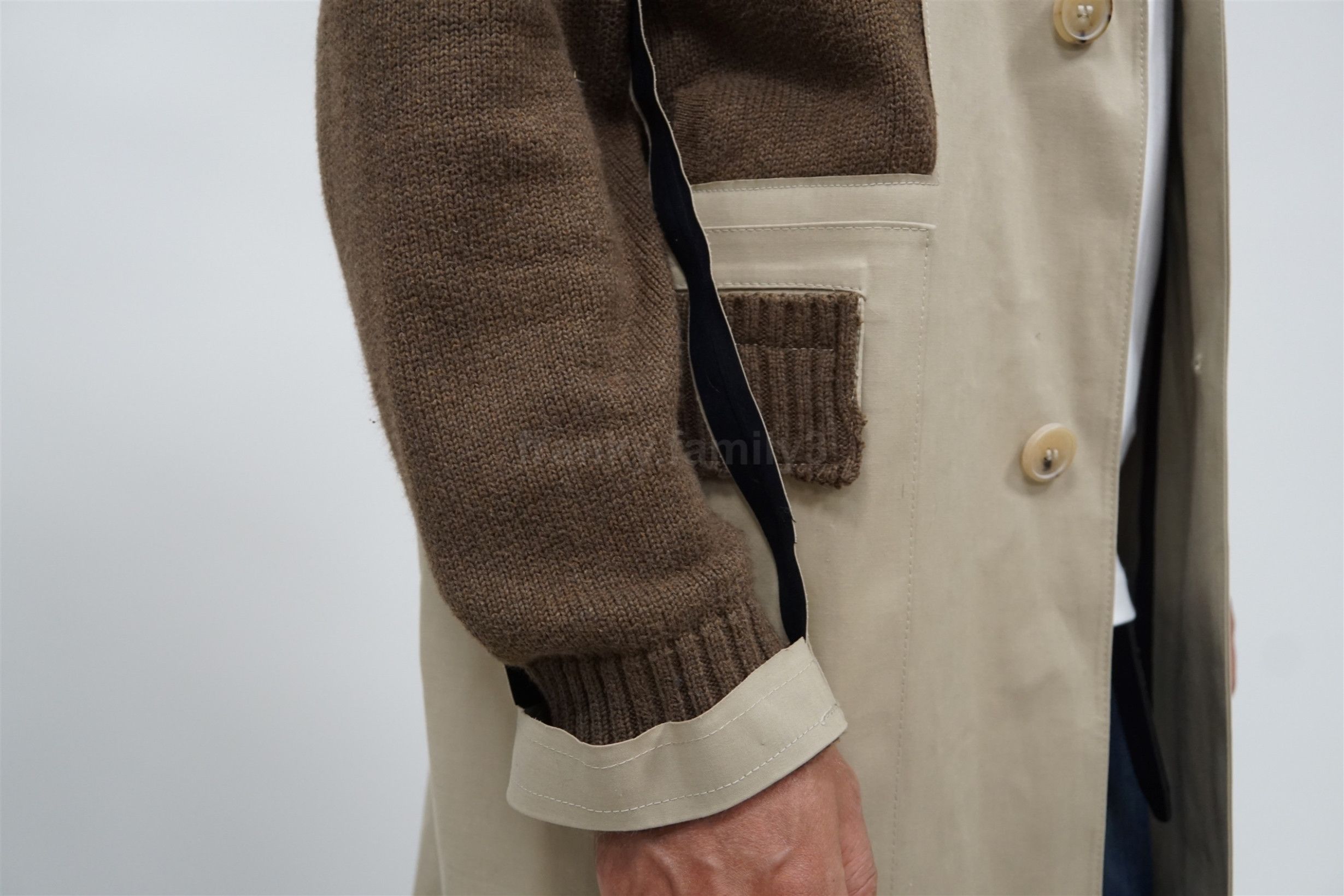 Maison Margiela masterpiece trench runway show wool sleeve Size US M / EU 48-50 / 2 - 7 Thumbnail