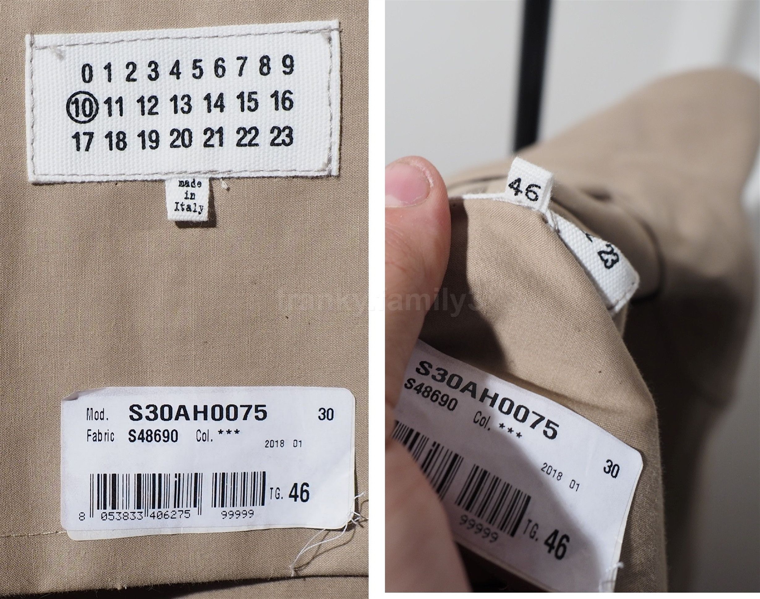 Maison Margiela masterpiece trench runway show wool sleeve Size US M / EU 48-50 / 2 - 24 Thumbnail