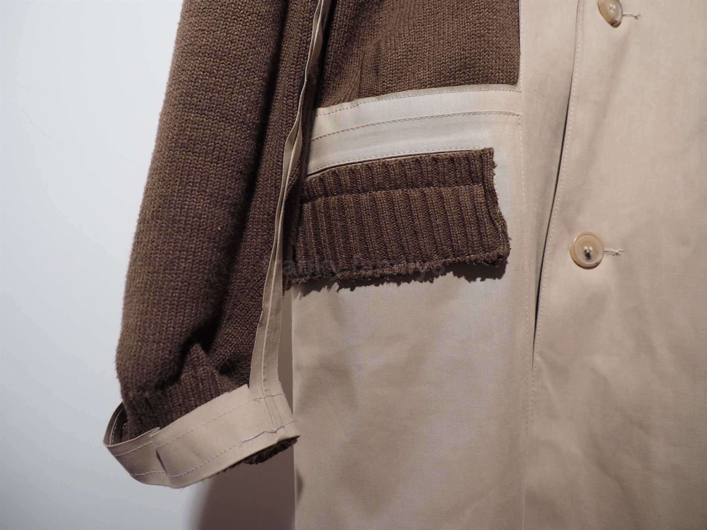 Maison Margiela masterpiece trench runway show wool sleeve Size US M / EU 48-50 / 2 - 18 Thumbnail