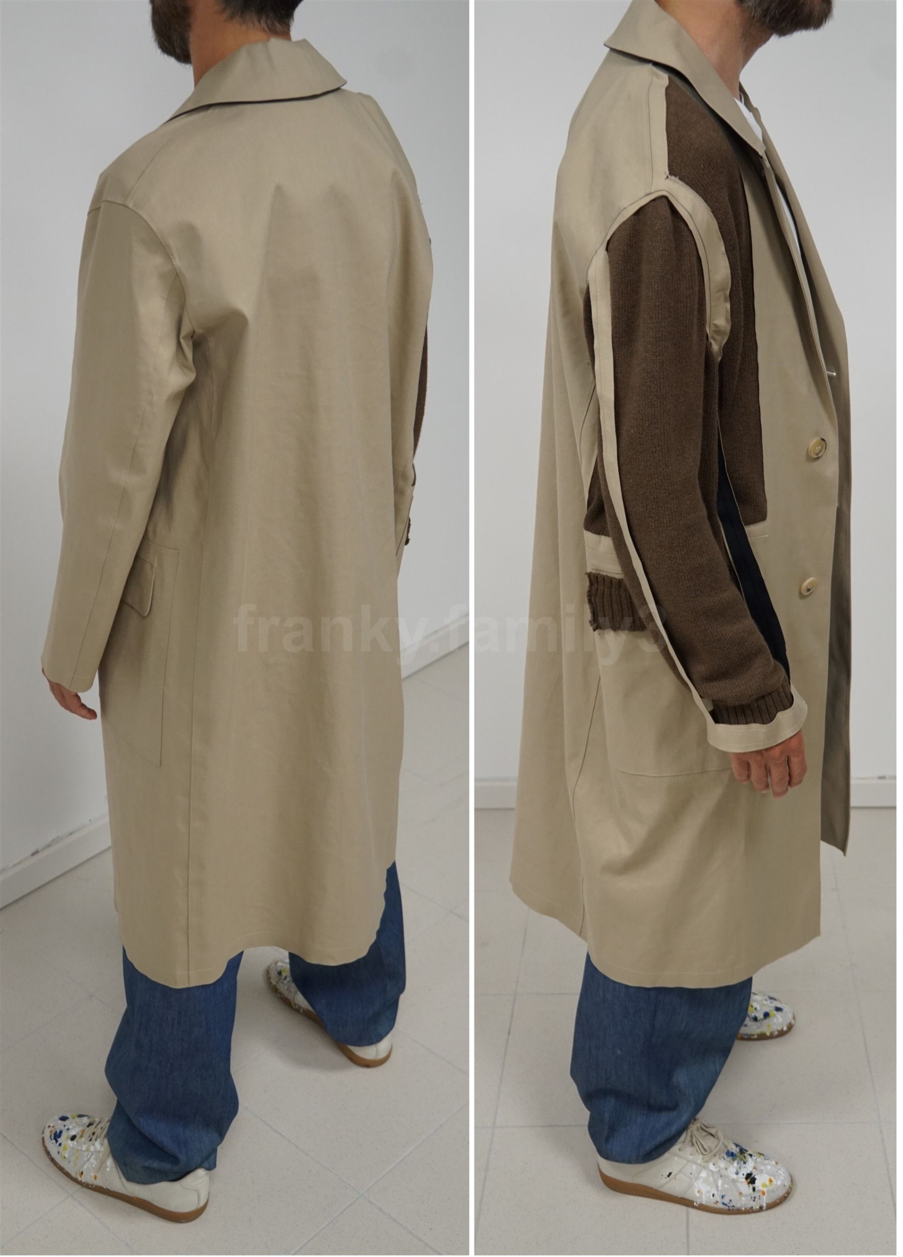 Maison Margiela masterpiece trench runway show wool sleeve Size US M / EU 48-50 / 2 - 5 Thumbnail