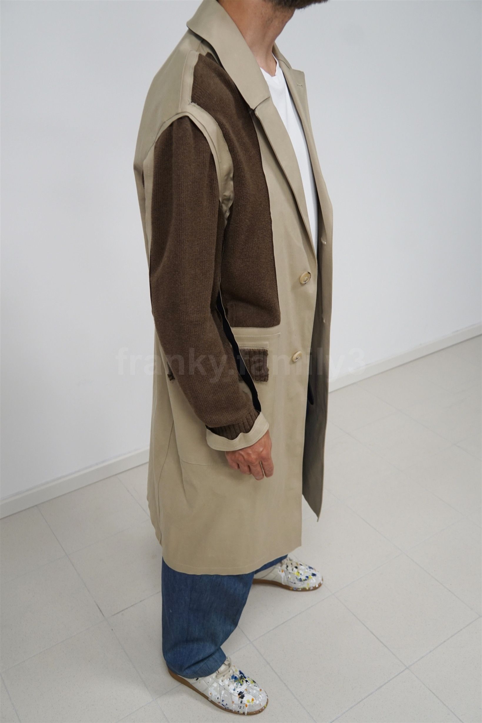 Maison Margiela masterpiece trench runway show wool sleeve Size US M / EU 48-50 / 2 - 4 Thumbnail