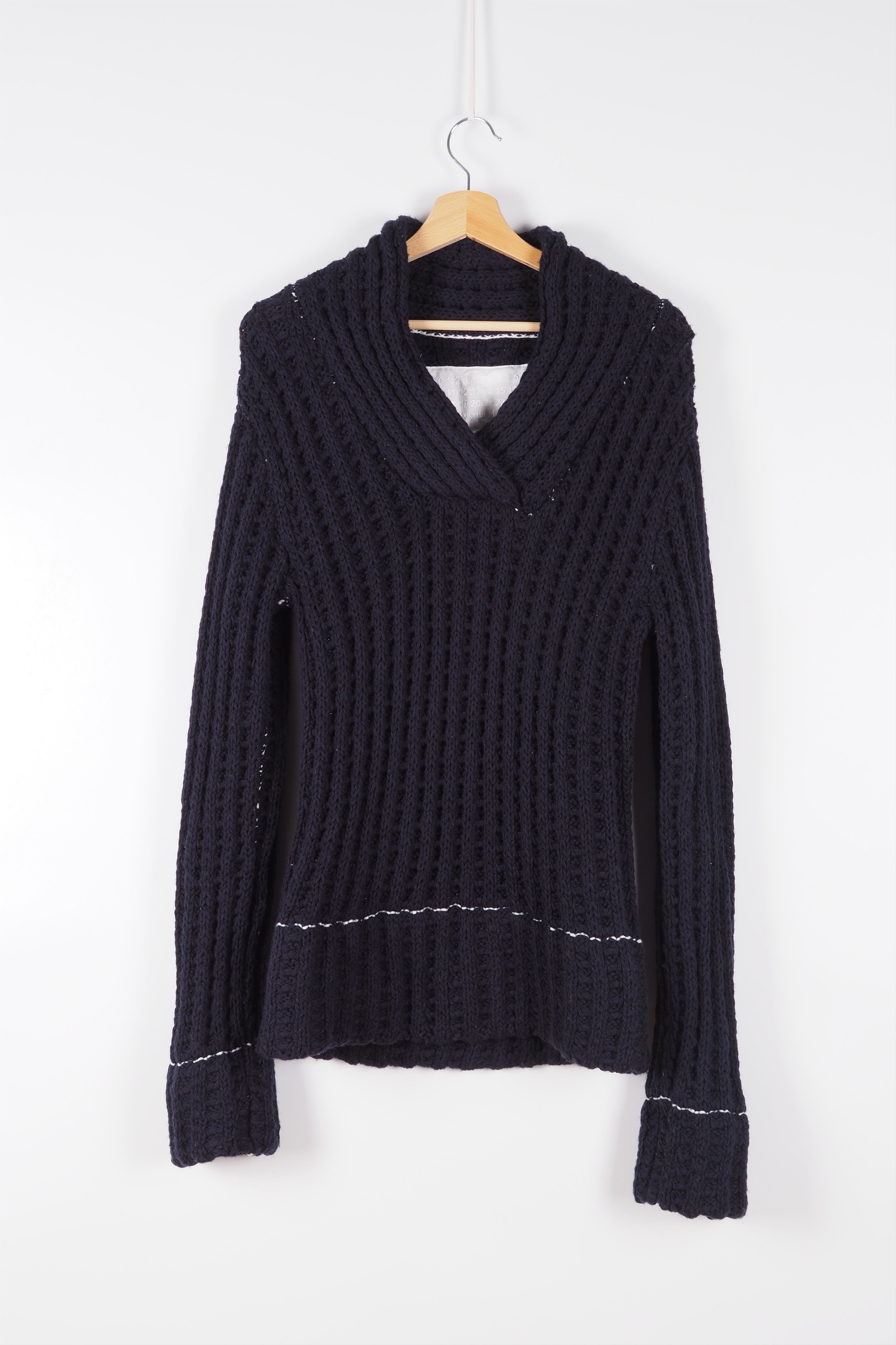 Maison Margiela Maison Martin Margiela Knit Wool Blue Pullover