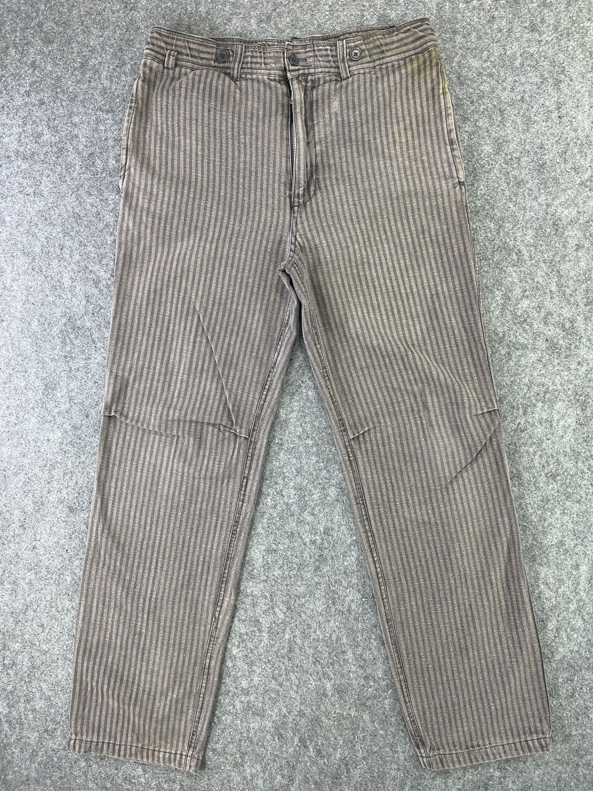 Japanese Brand Japanesse Brand Jeans / Trousers Faded Hickory Denim J826 Size US 34 / EU 50 - 1 Thumbnail