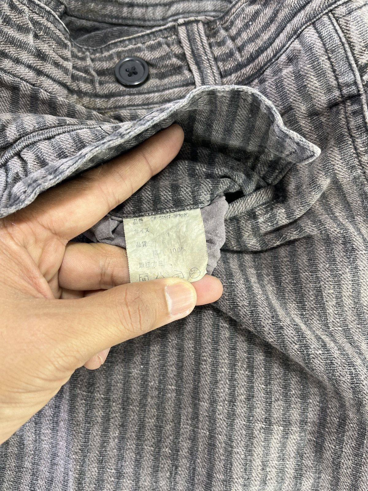 Japanese Brand Japanesse Brand Jeans / Trousers Faded Hickory Denim J826 Size US 34 / EU 50 - 10 Thumbnail