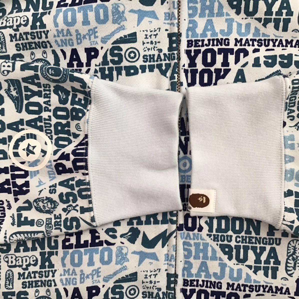Bape BAPE XXV CITIES CAMO Shark full zip hoodie a bathing ape Size US XL / EU 56 / 4 - 6 Thumbnail