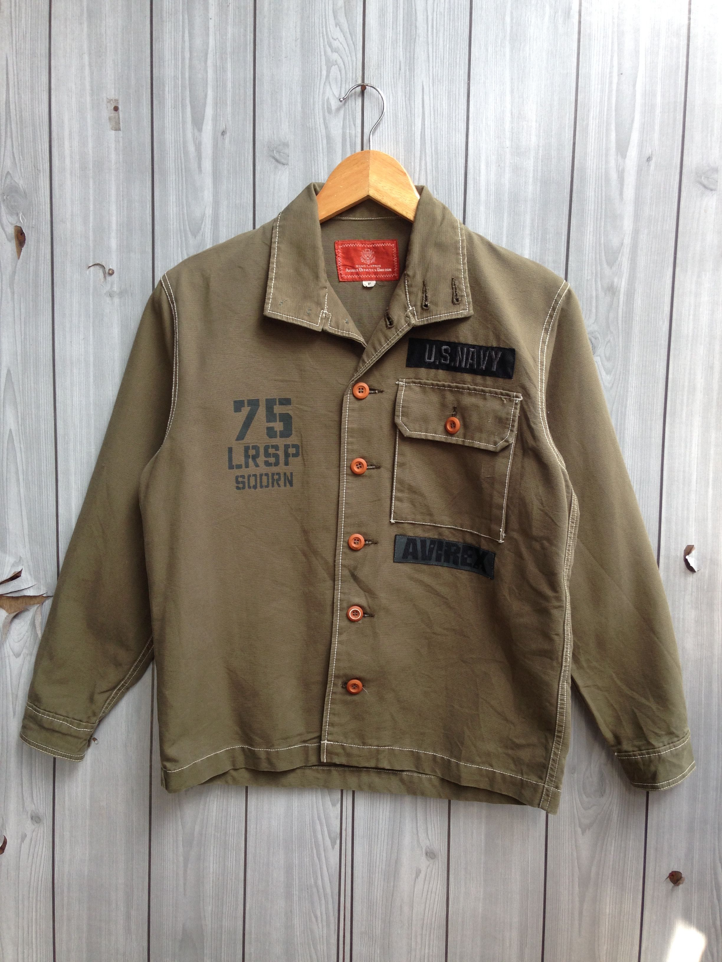 Avirex Avirex Shark Hunter US Army Badges Jacket Size US M / EU 48-50 / 2 - 1 Thumbnail