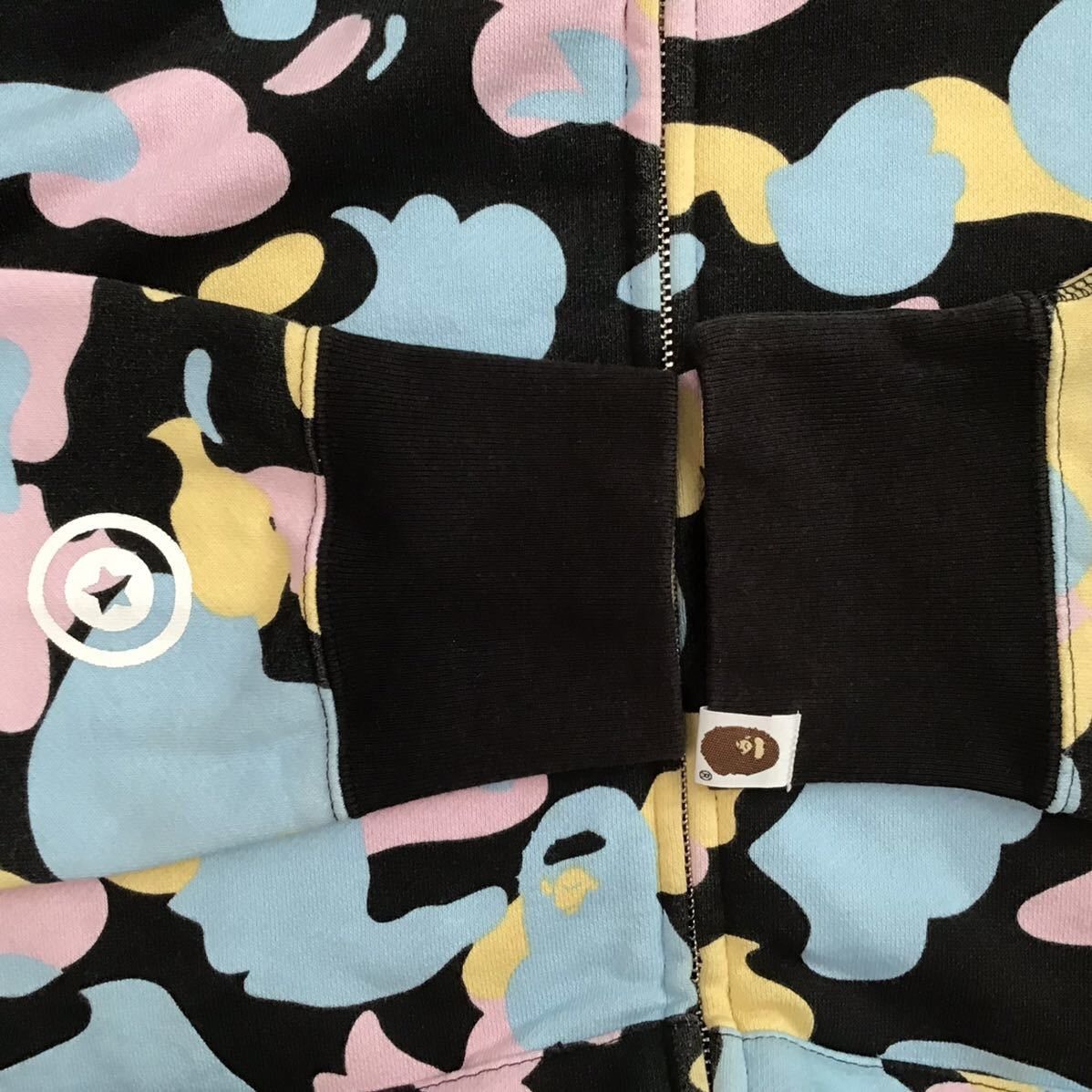 Bape BAPE cotton candy camo shark full zip hoodie multi camo ape Size US L / EU 52-54 / 3 - 7 Thumbnail