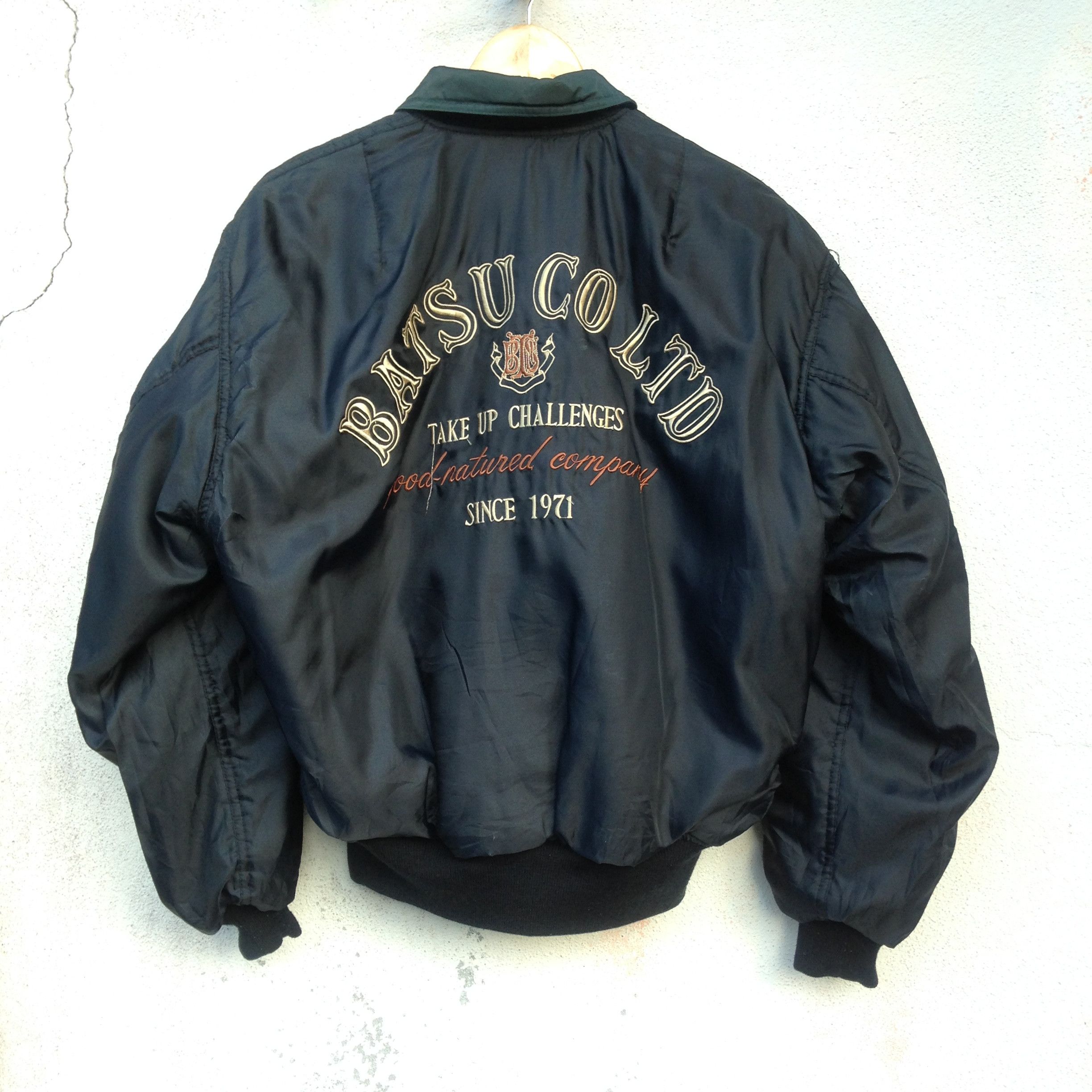 Vintage Vintage 90s Reversible Bomber Flight Jacket Size US L / EU 52-54 / 3 - 1 Thumbnail