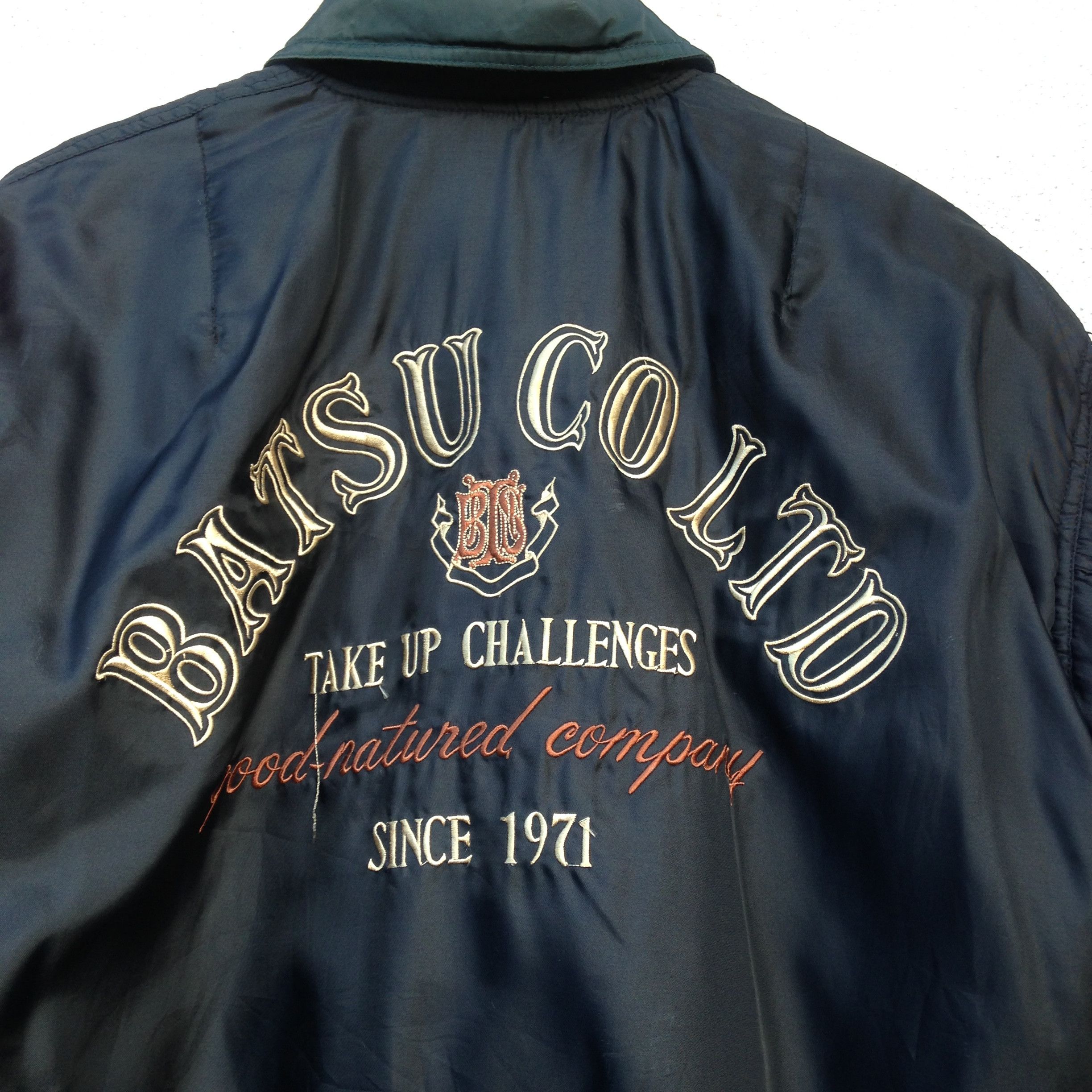 Vintage Vintage 90s Reversible Bomber Flight Jacket Size US L / EU 52-54 / 3 - 3 Thumbnail