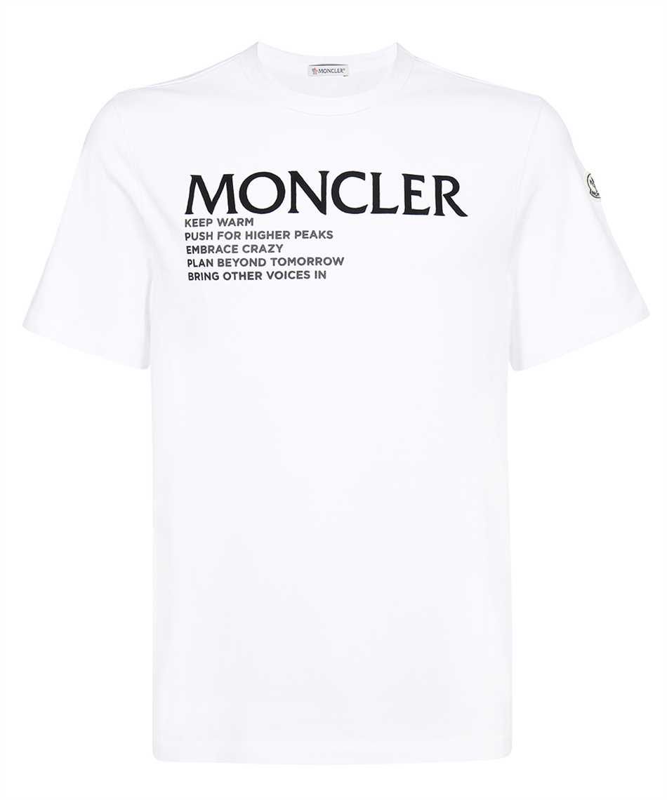 Moncler T-Shirt, 8C00007 8390T 001 White