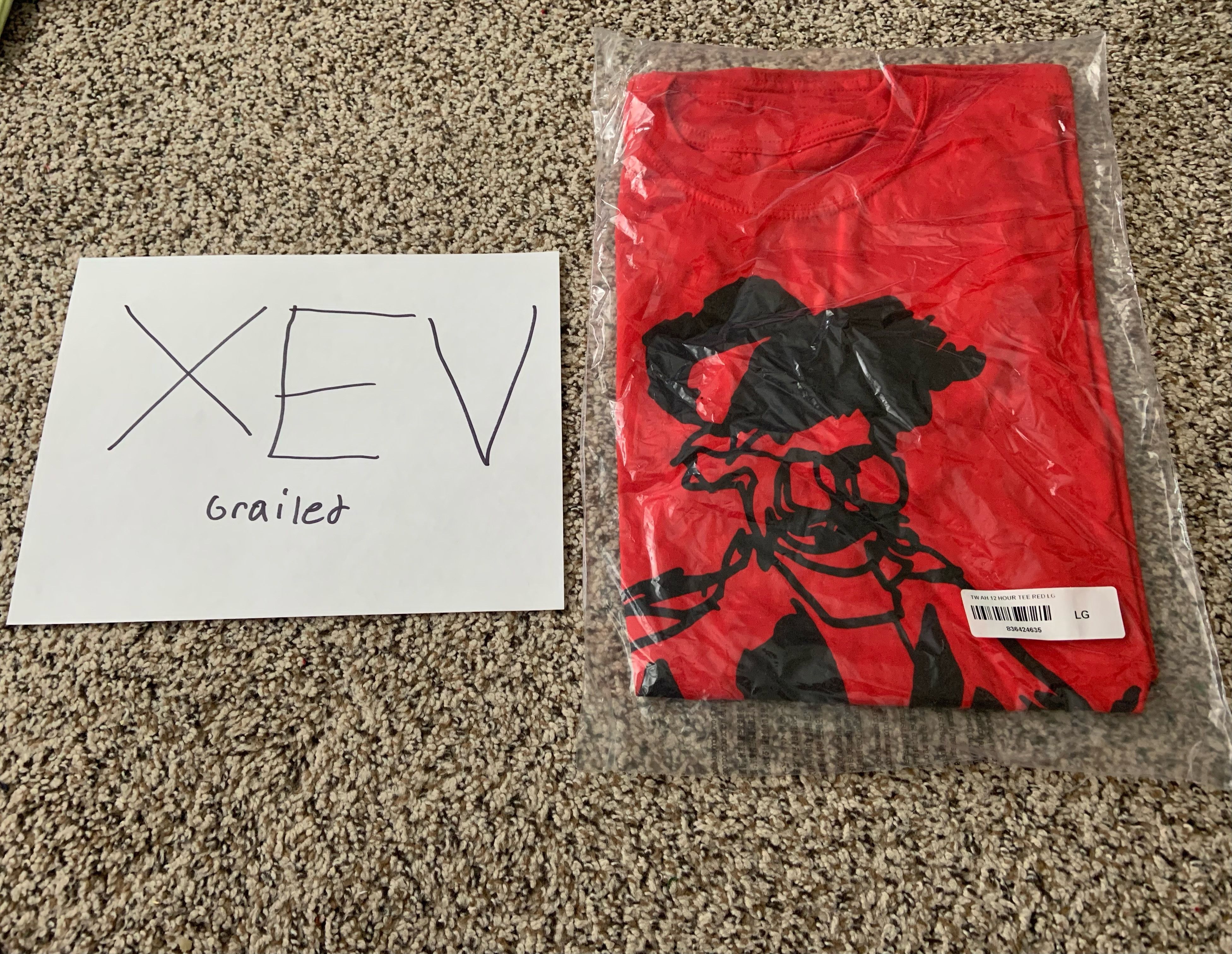 The Weeknd The Weeknd After Hours 12th Hour Tee RED LARGE NWT DS Size US L / EU 52-54 / 3 - 2 Thumbnail