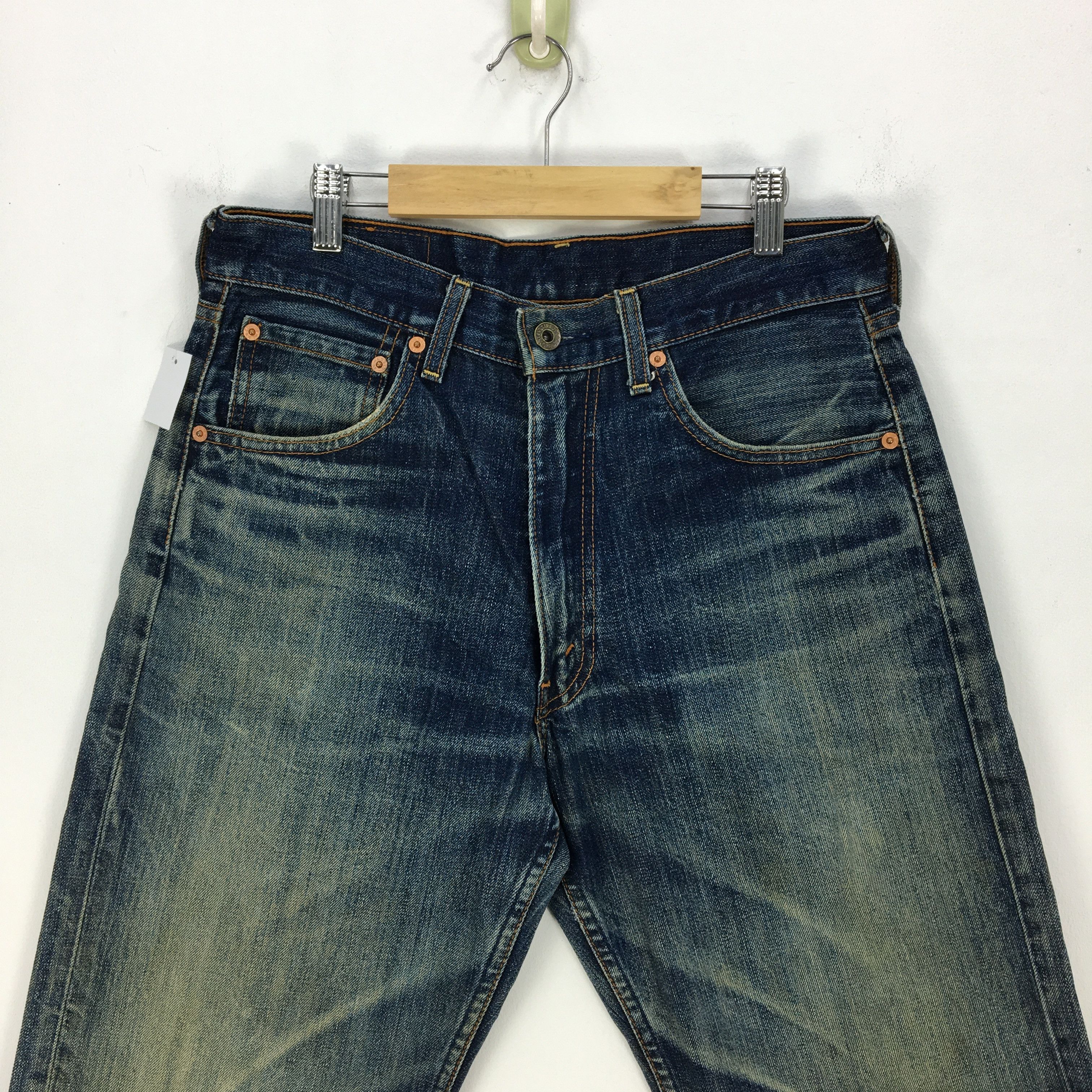 Levi's Vintage Levis 503 Jeans Distressed Levis Jeans Denim Pants Size US 30 / EU 46 - 3 Thumbnail