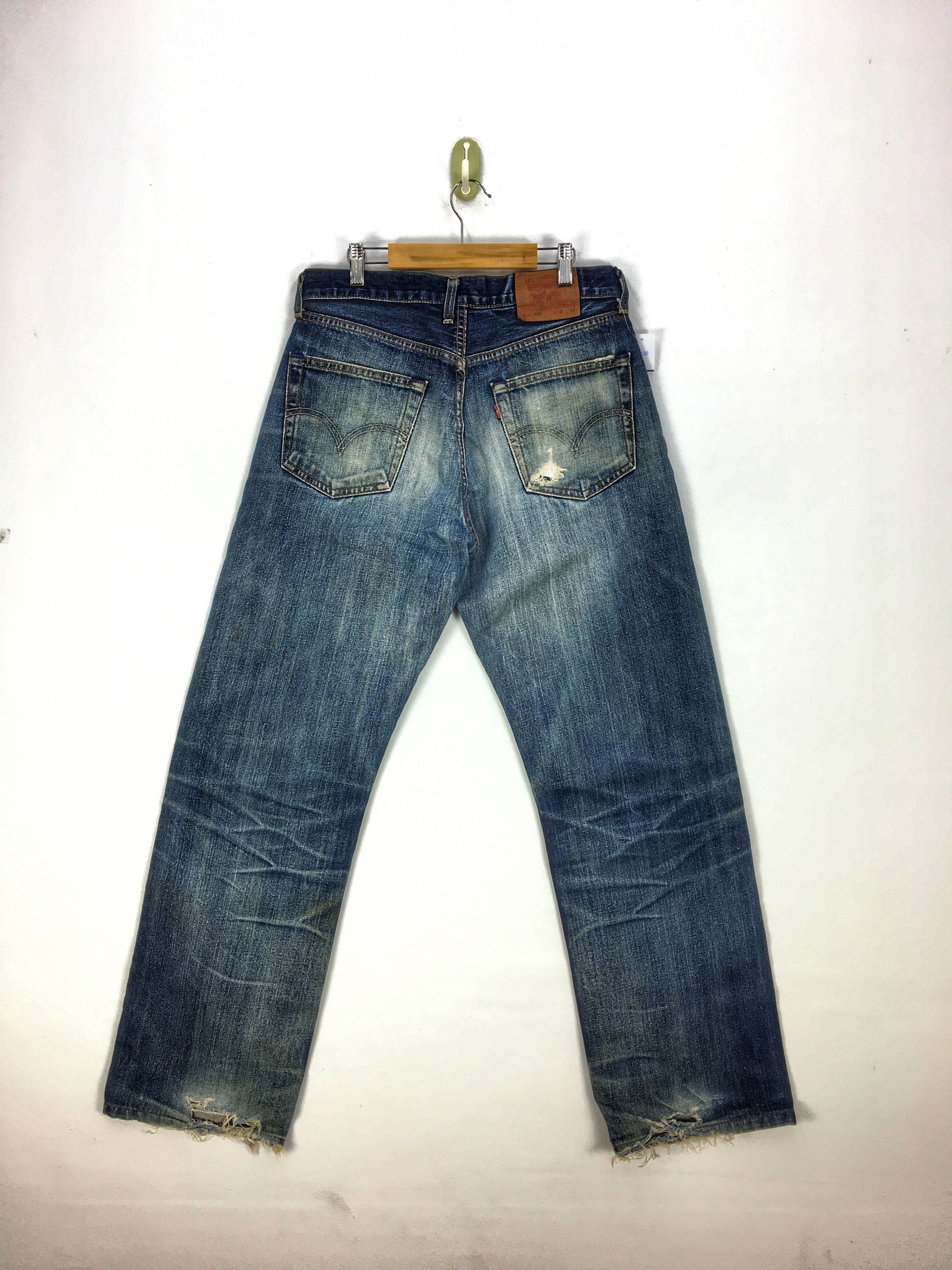 Levi's Vintage Levis 503 Jeans Distressed Levis Jeans Denim Pants Size US 30 / EU 46 - 2 Thumbnail