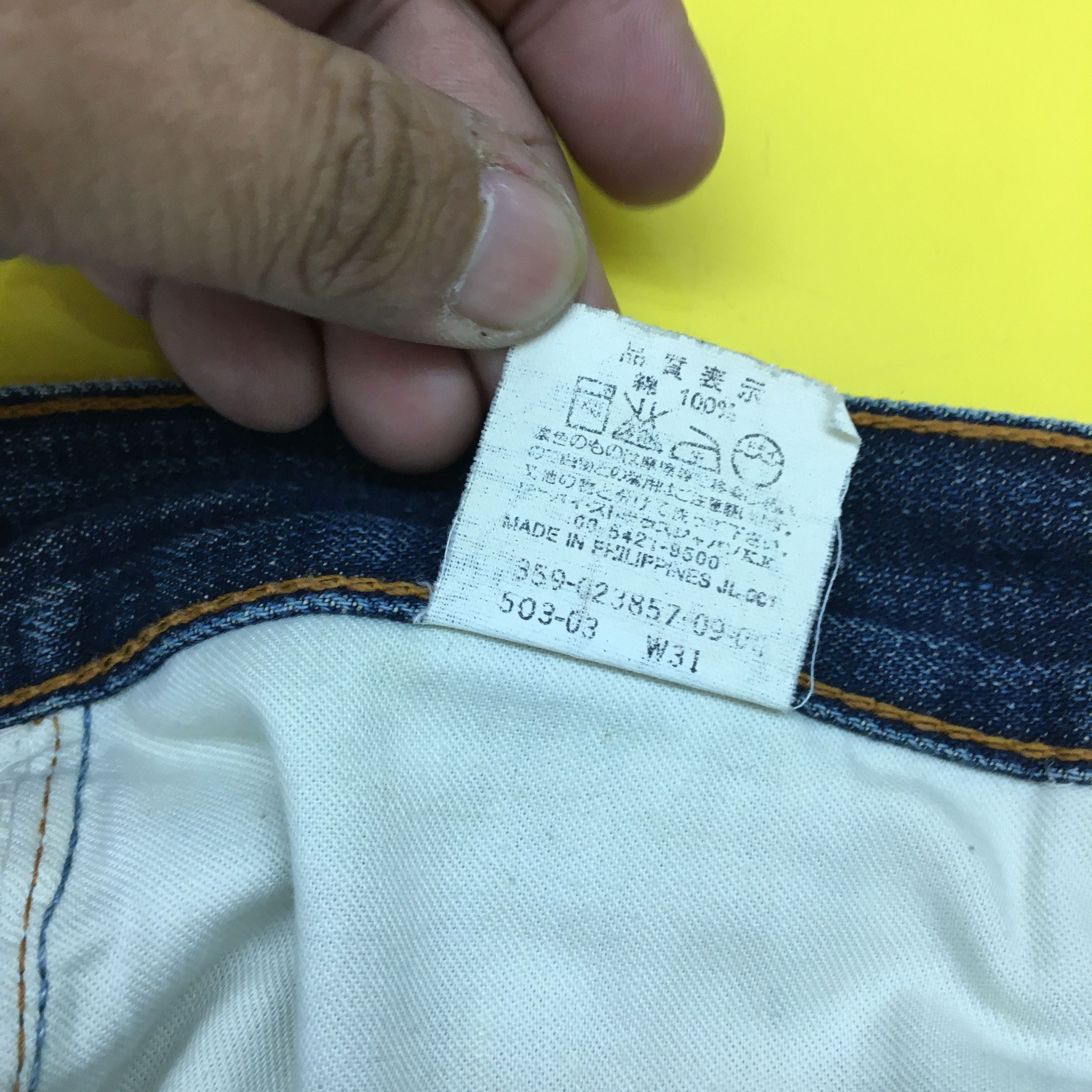 Levi's Vintage Levis 503 Jeans Distressed Levis Jeans Denim Pants Size US 30 / EU 46 - 8 Thumbnail