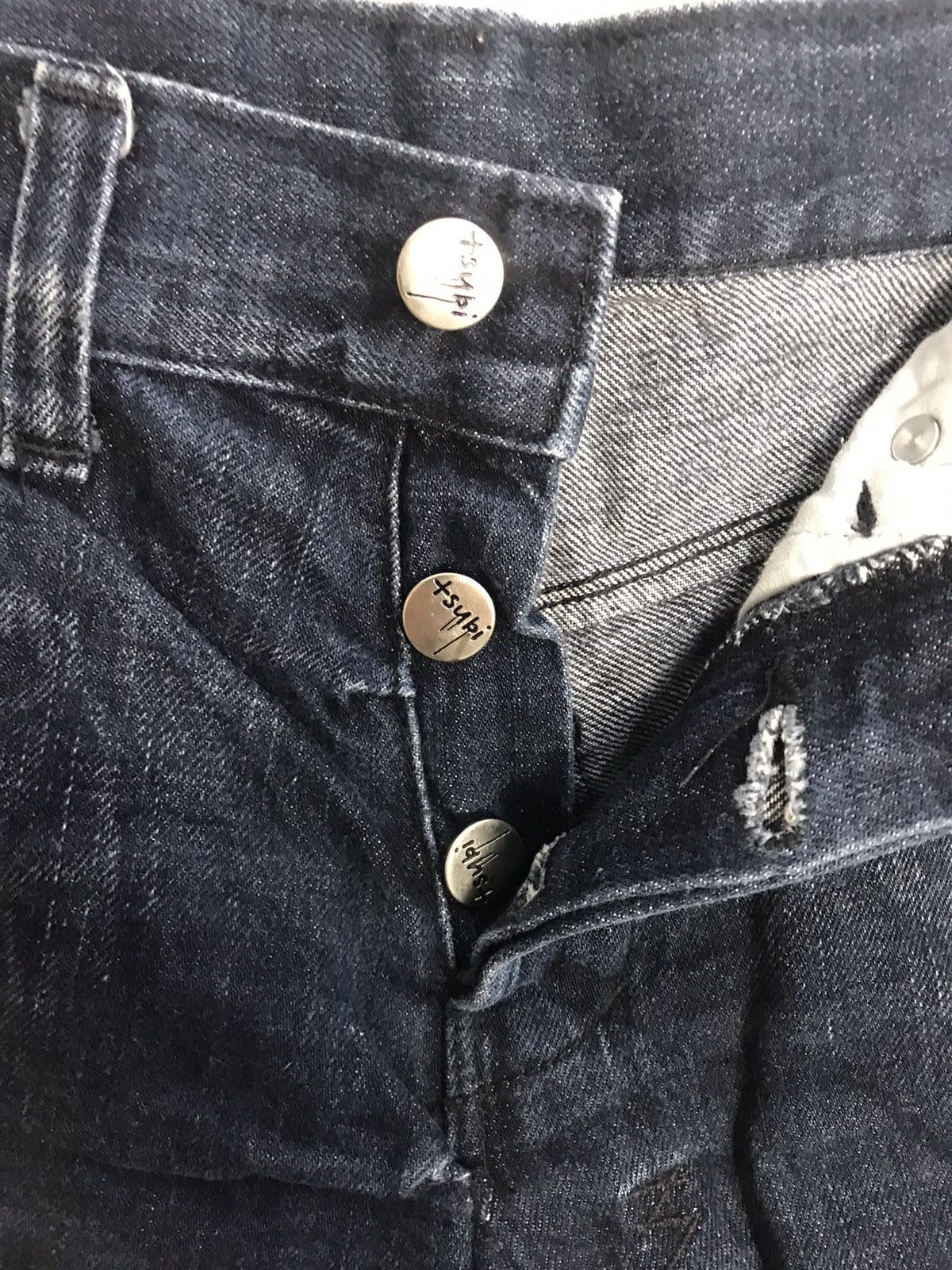 Japanese Brand Rugged Leg Ksubi Indigo Denim Jeans Pants Skinny Leg Size US 28 / EU 44 - 5 Thumbnail