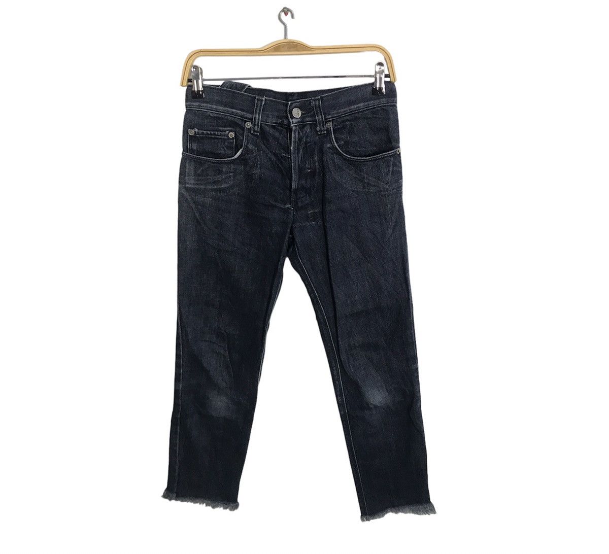 Japanese Brand Rugged Leg Ksubi Indigo Denim Jeans Pants Skinny Leg Size US 28 / EU 44 - 2 Thumbnail