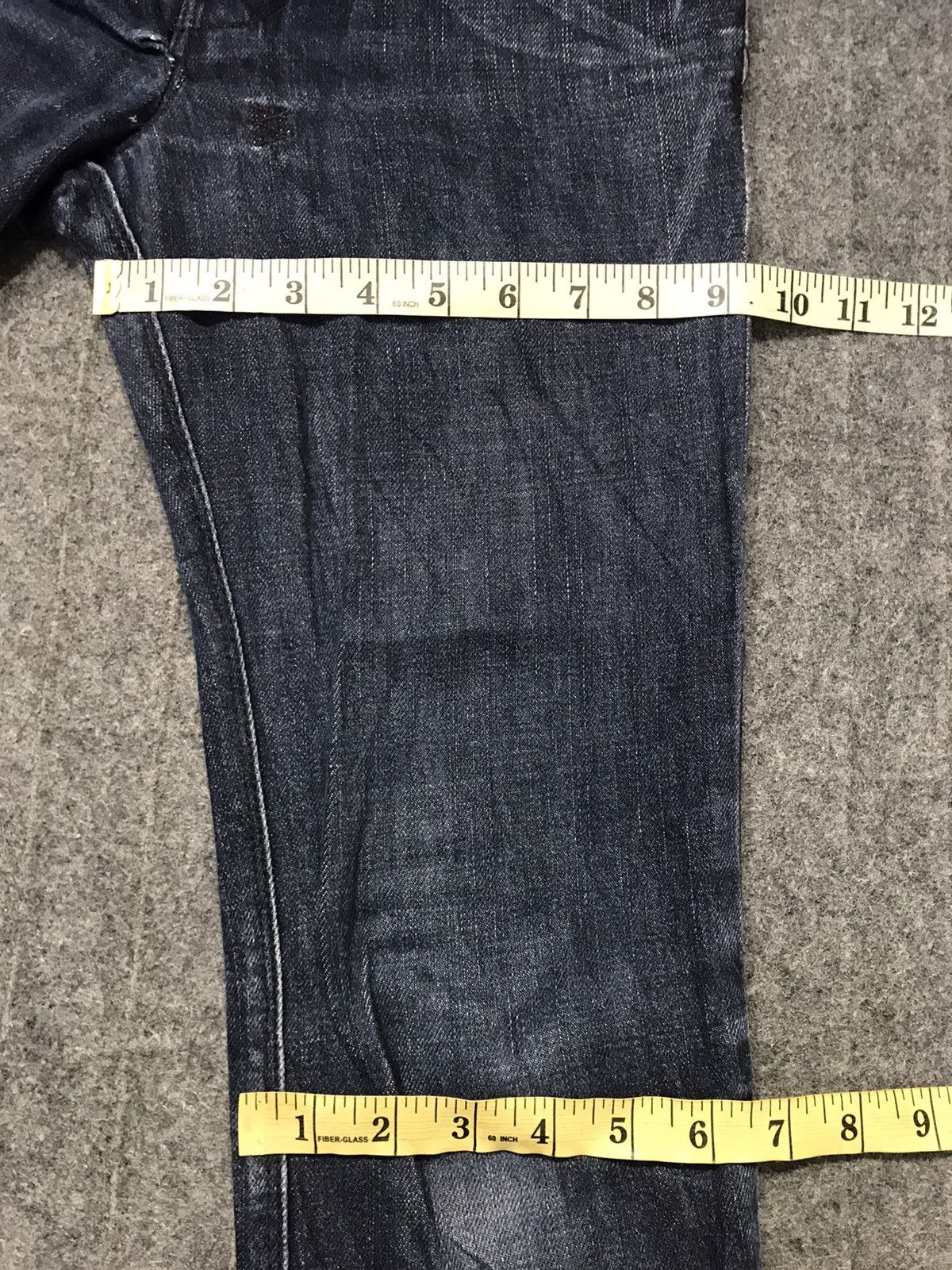 Japanese Brand Rugged Leg Ksubi Indigo Denim Jeans Pants Skinny Leg Size US 28 / EU 44 - 11 Thumbnail
