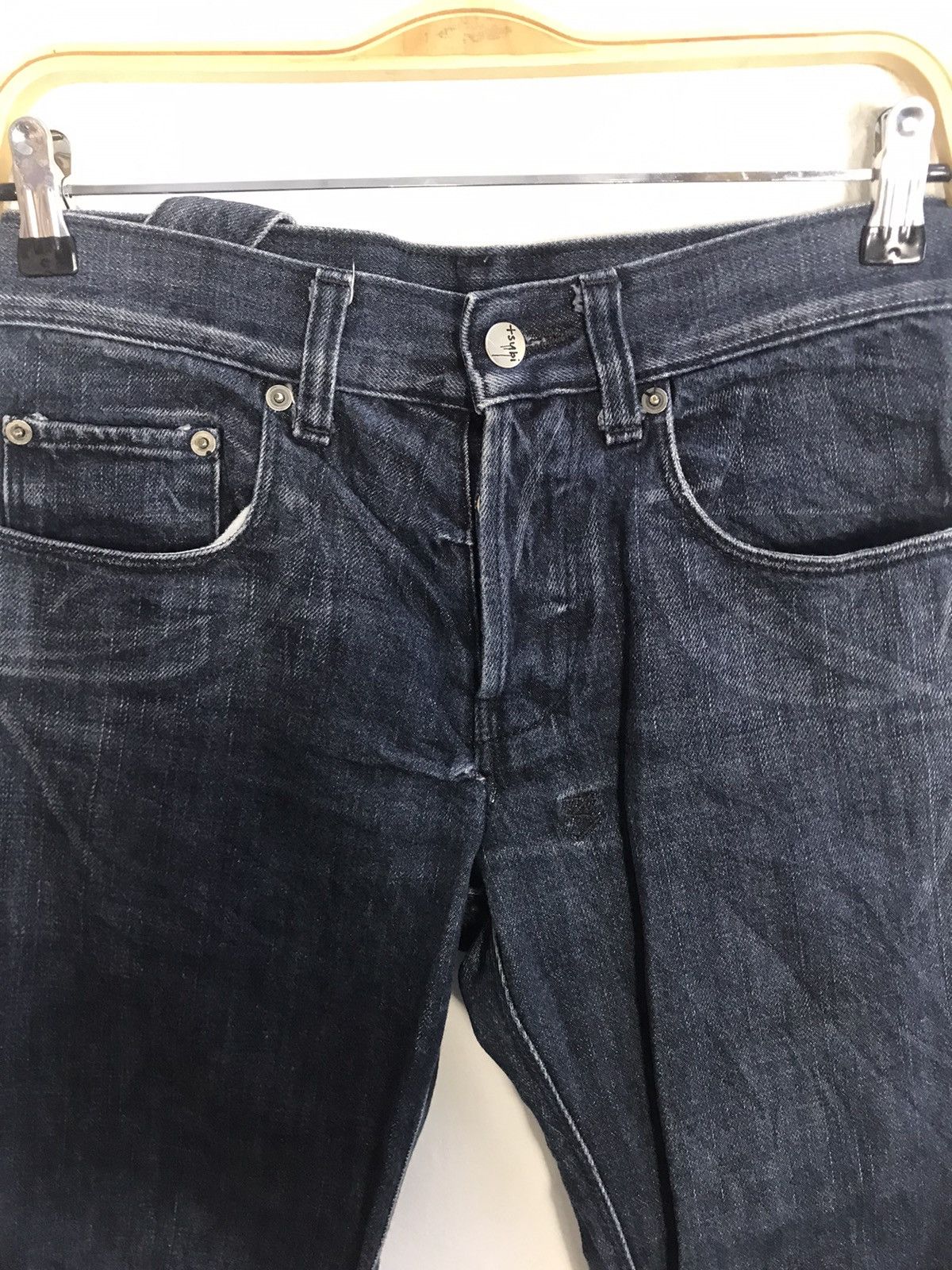 Japanese Brand Rugged Leg Ksubi Indigo Denim Jeans Pants Skinny Leg Size US 28 / EU 44 - 4 Thumbnail