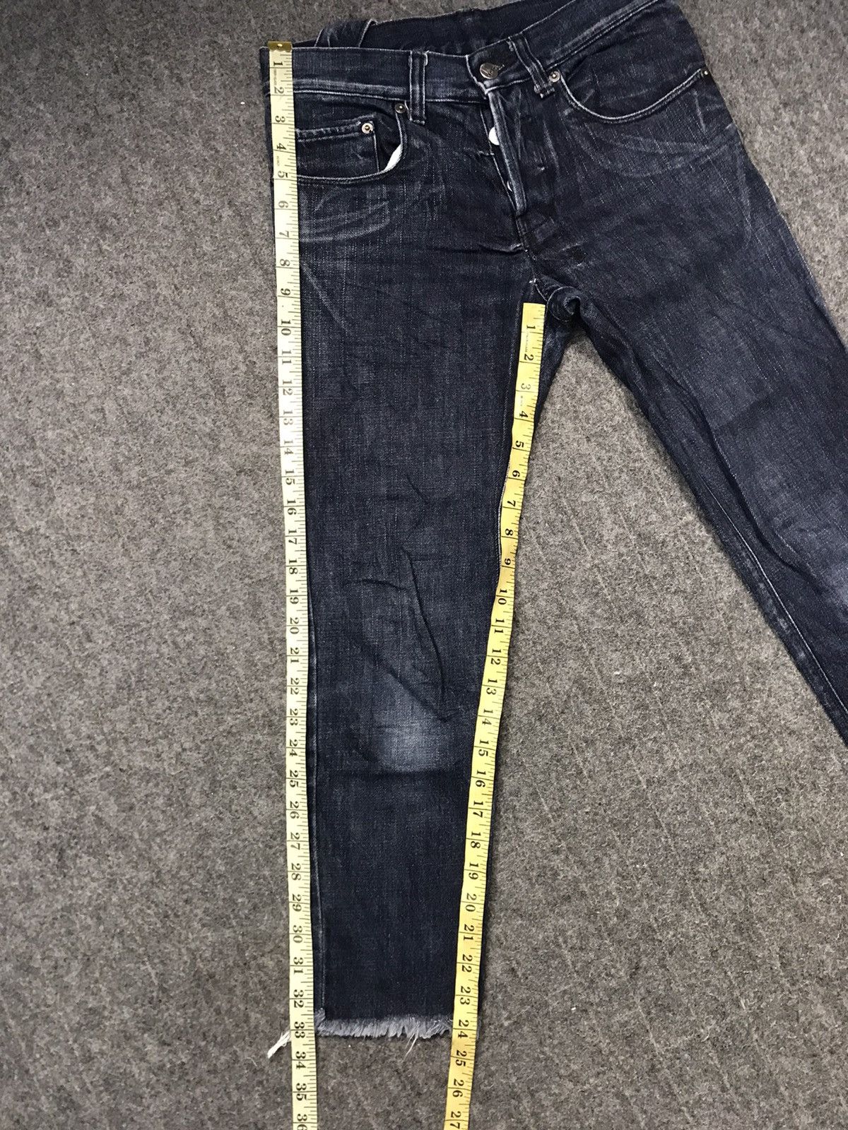 Japanese Brand Rugged Leg Ksubi Indigo Denim Jeans Pants Skinny Leg Size US 28 / EU 44 - 10 Thumbnail