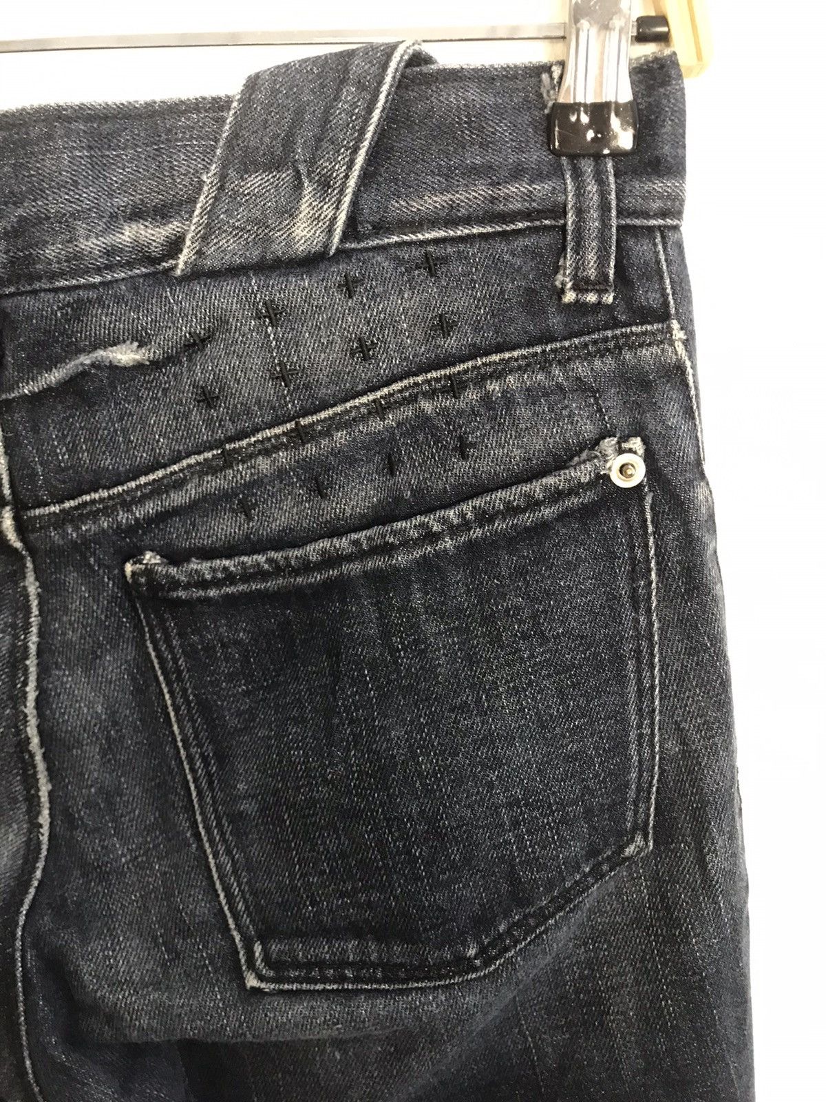 Japanese Brand Rugged Leg Ksubi Indigo Denim Jeans Pants Skinny Leg Size US 28 / EU 44 - 6 Thumbnail