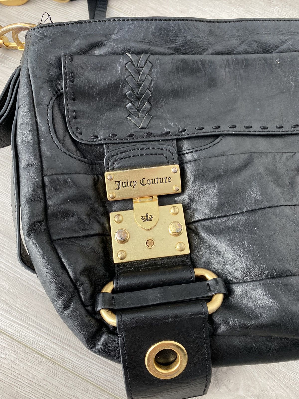 Juicy Couture × Vintage Vintage Juicy Couture Crossbody Bag Leather Size ONE SIZE - 2 Thumbnail