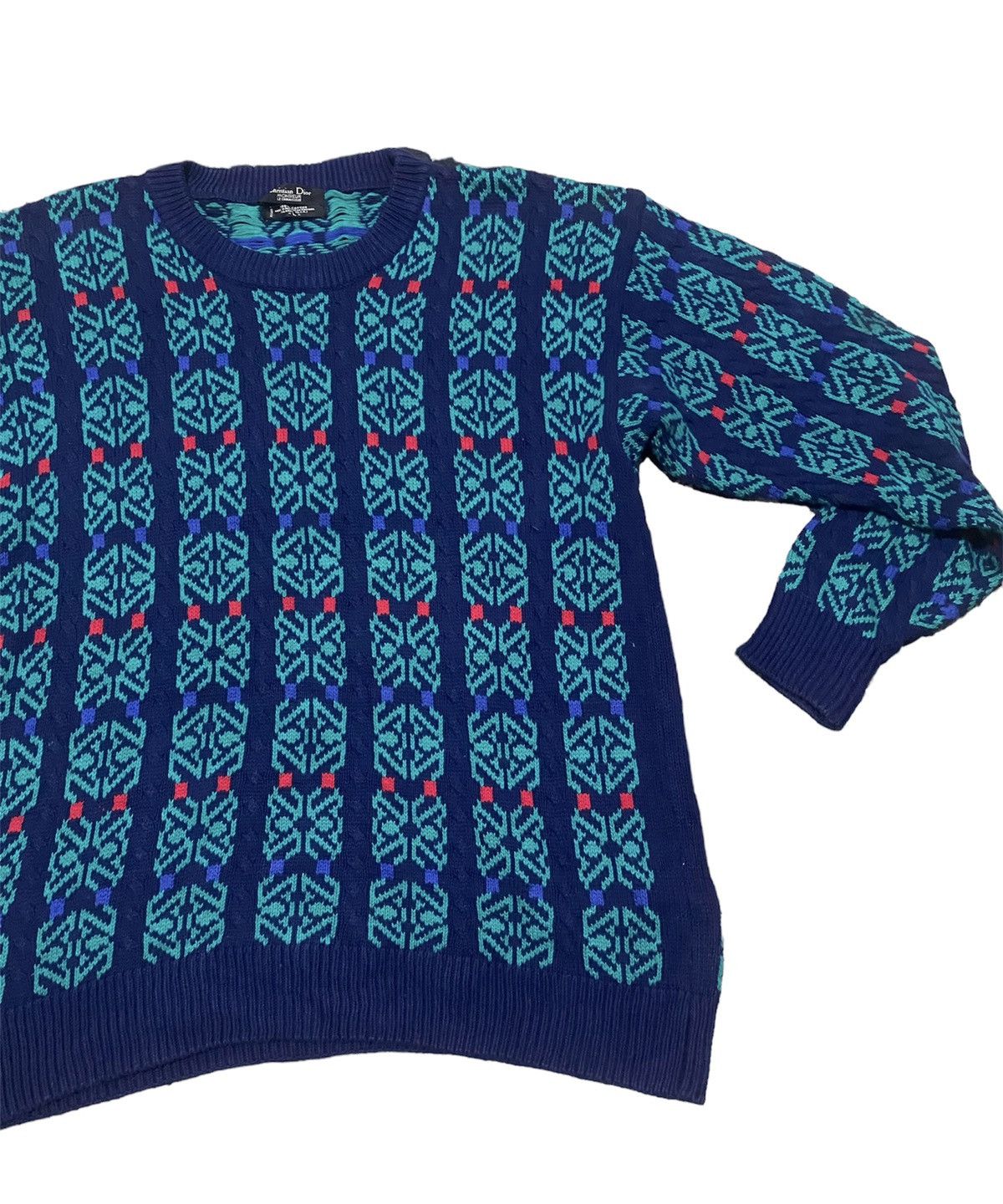 Christian Dior Cable L/S Knitwear Chunky Sweater