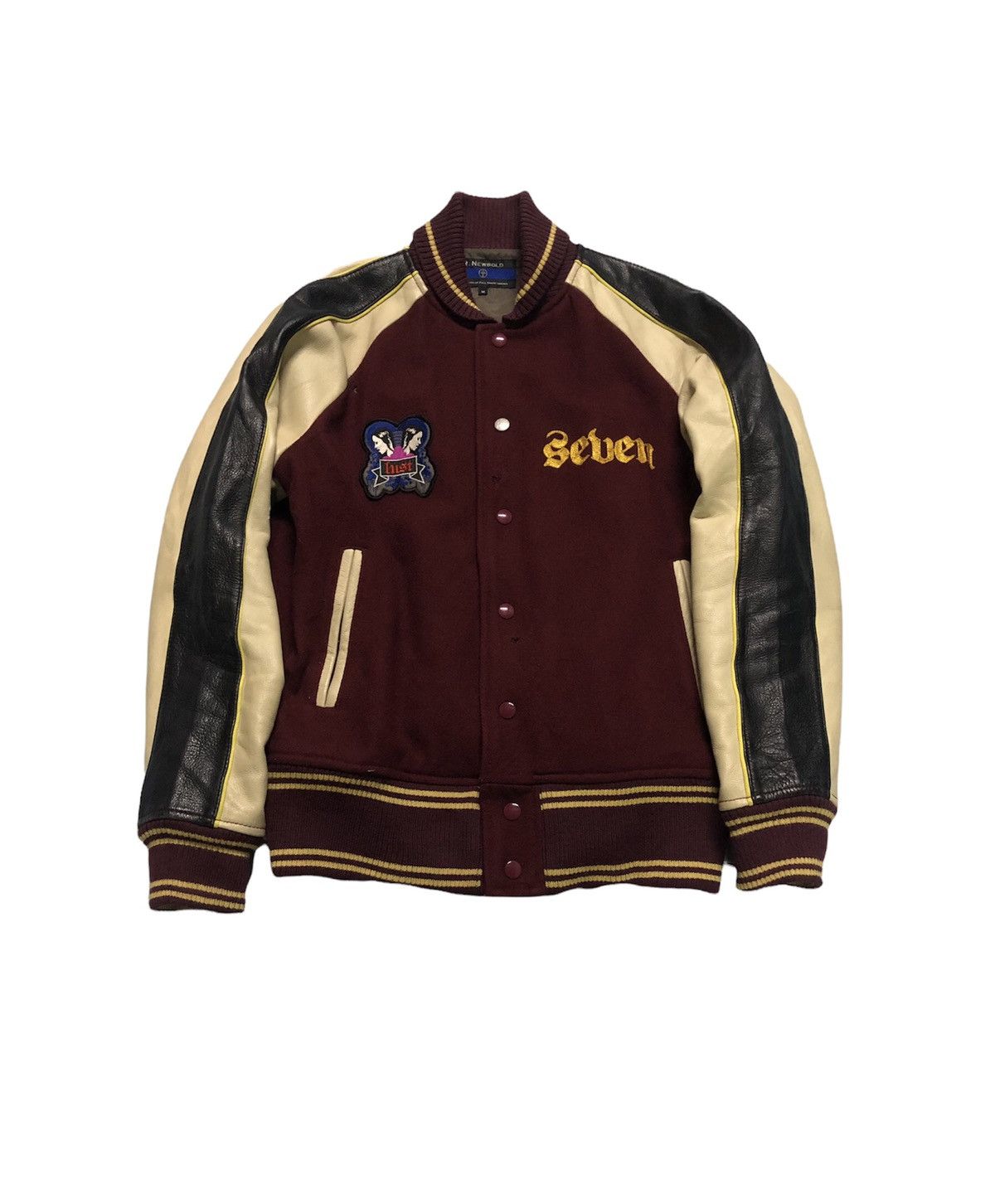 Paul Smith VINTAGE PAUL SMITH EMBROIDERED LOGO 7 VARSITY JACKET Size US M / EU 48-50 / 2 - 1 Thumbnail