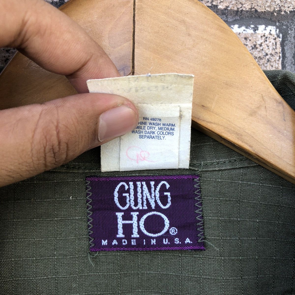 Other Inspired From Military, Vintage Gung Ho Army Green Jacket Size US L / EU 52-54 / 3 - 8 Thumbnail
