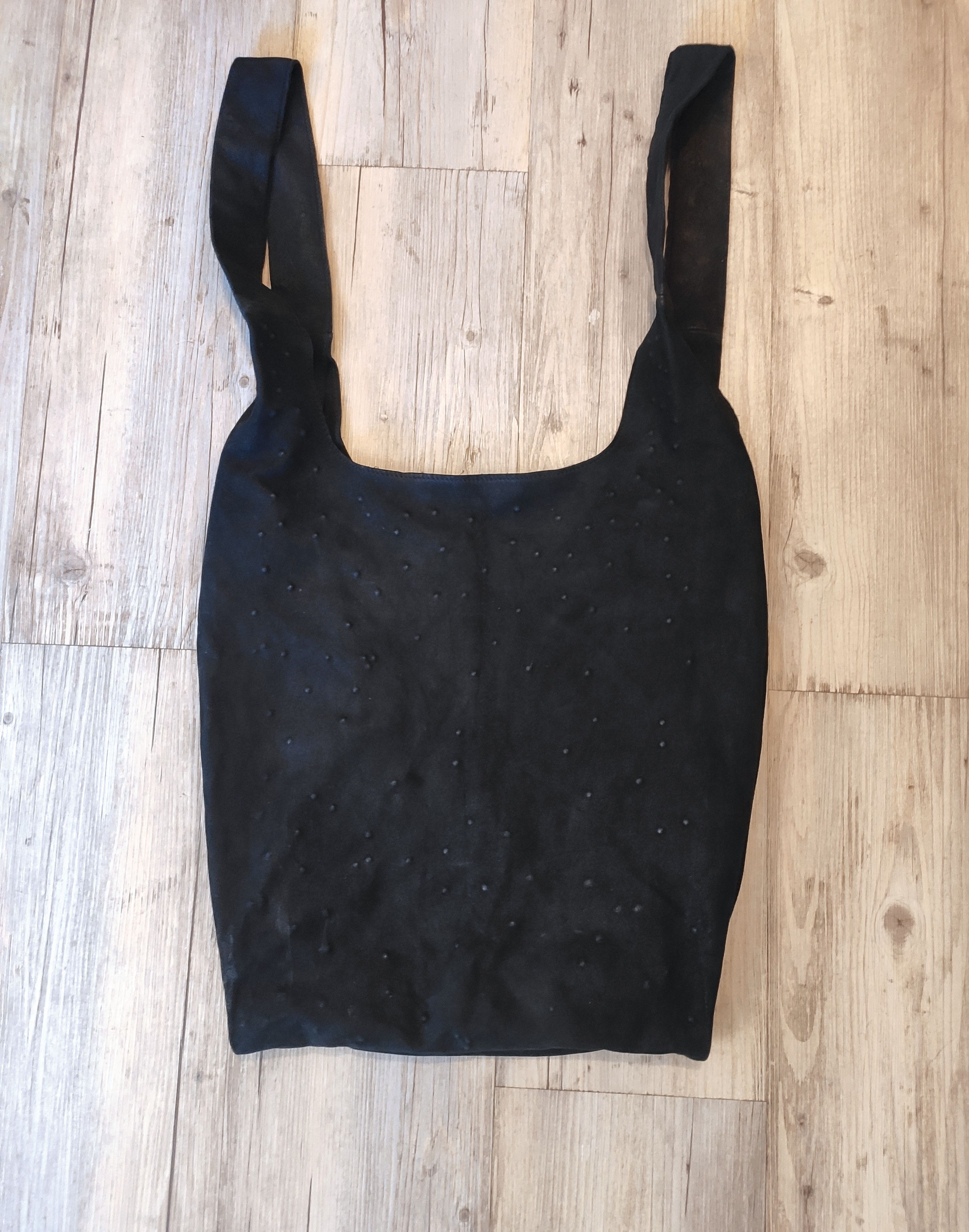 Ann Demeulemeester Suede & metal shopper.Like Rick Owens or Yohji Yamamoto Size ONE SIZE - 4 Thumbnail
