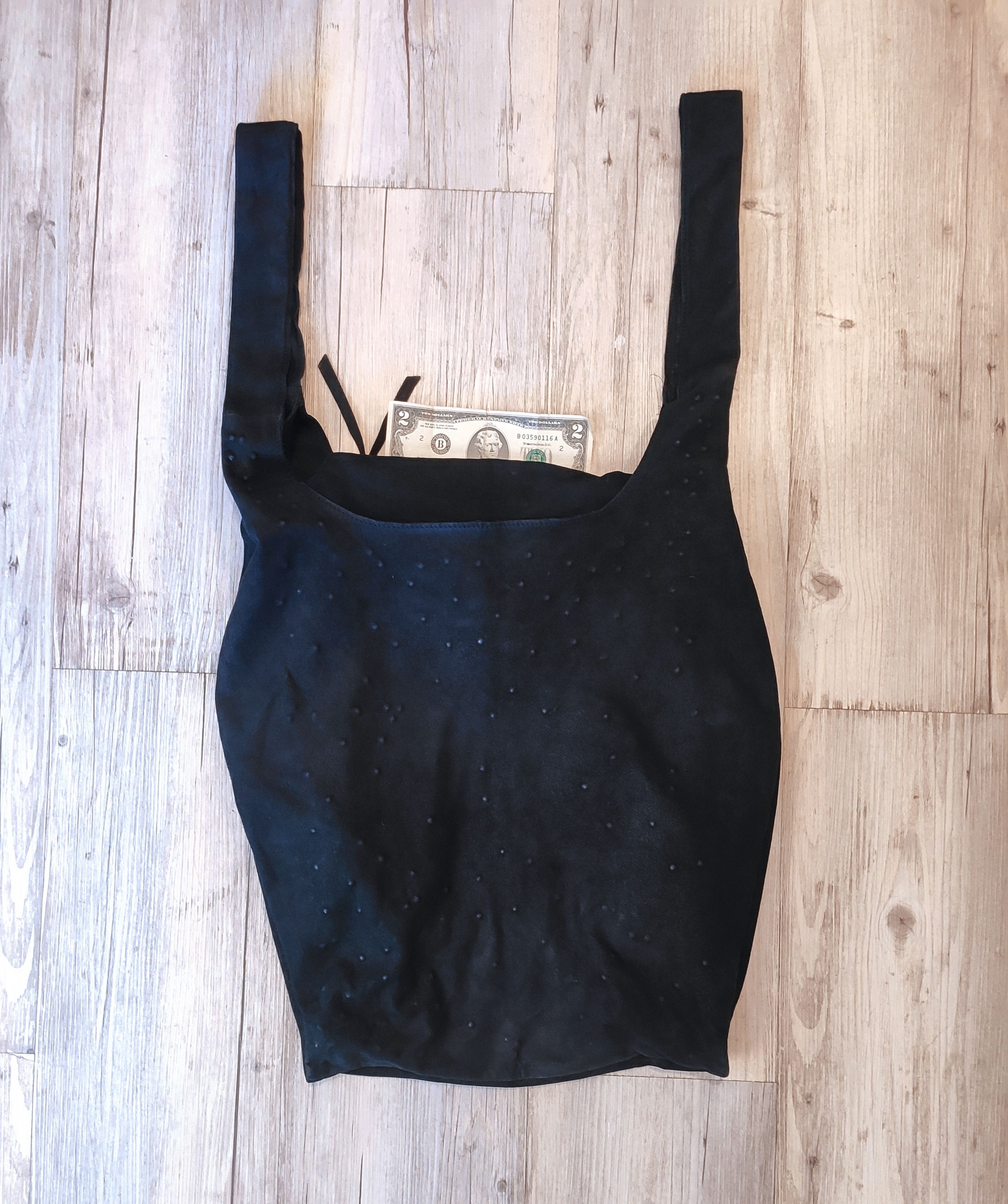 Ann Demeulemeester Suede & metal shopper.Like Rick Owens or Yohji Yamamoto Size ONE SIZE - 5 Thumbnail