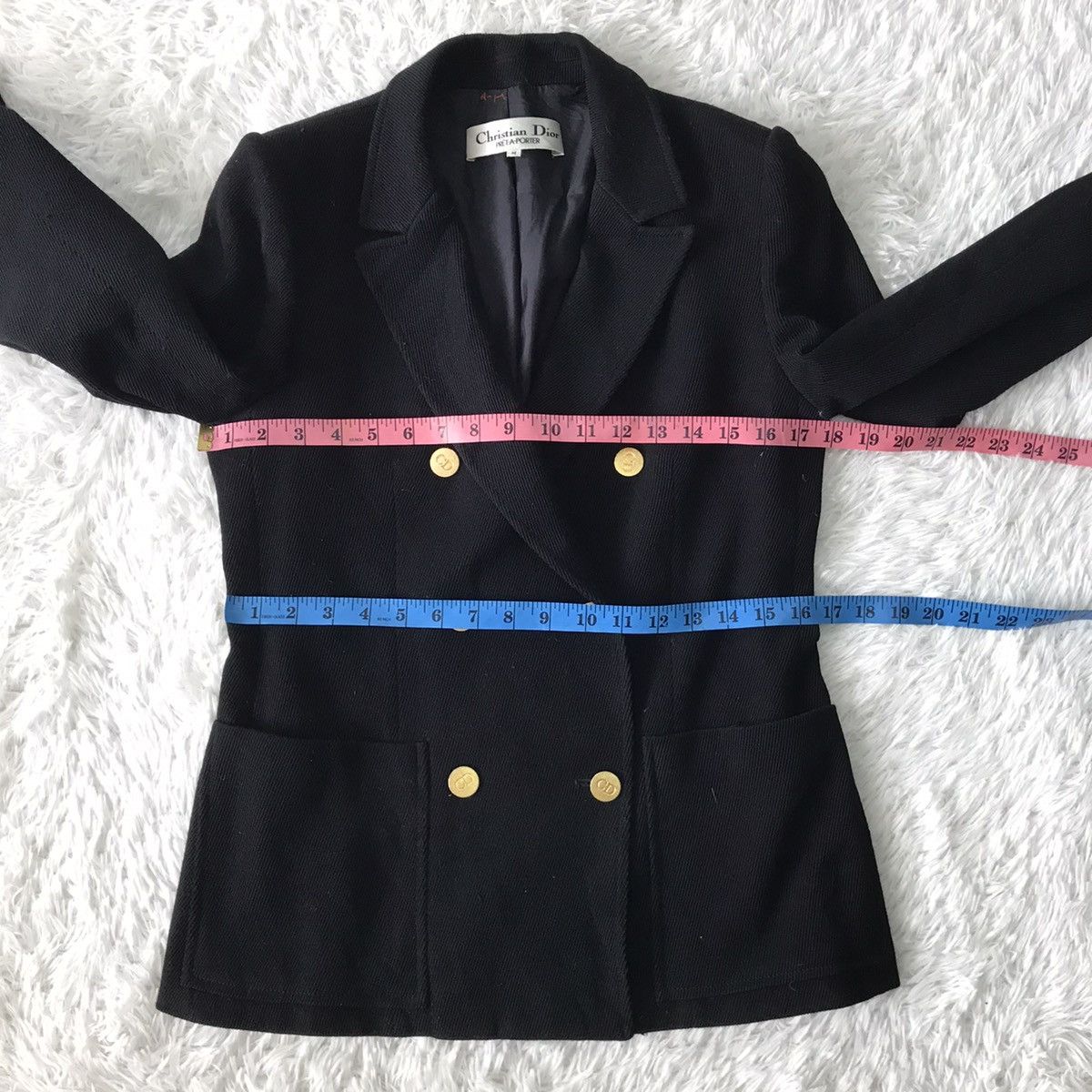 Christian Dior Monsieur Christian Dior Pret-A-Porter Double Breast Coat Blazer Size M / US 6-8 / IT 42-44 - 19 Thumbnail